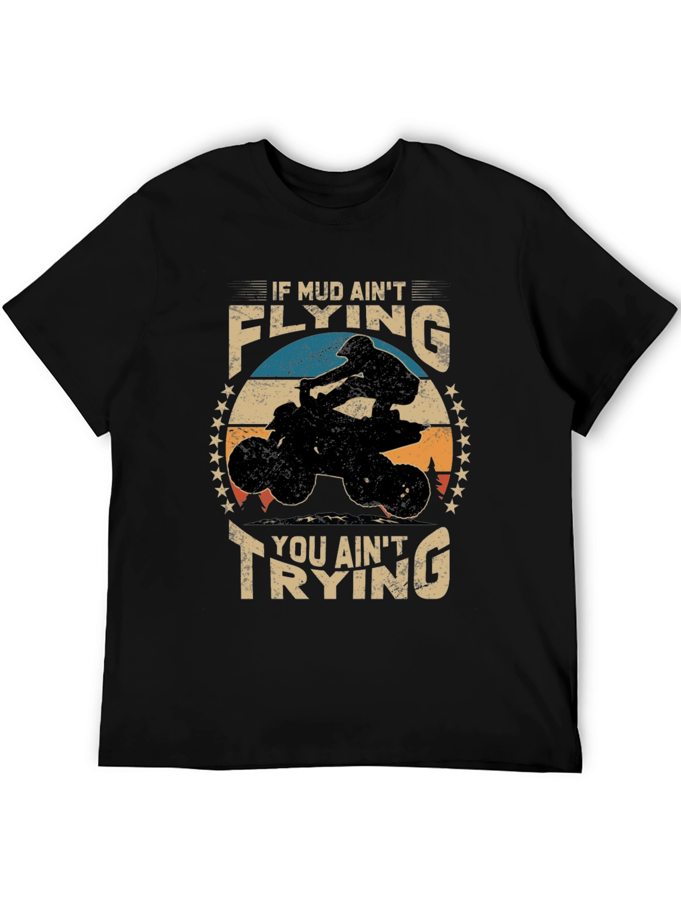 Mud Flying ATV T-Shirt for Off-Road Adventures