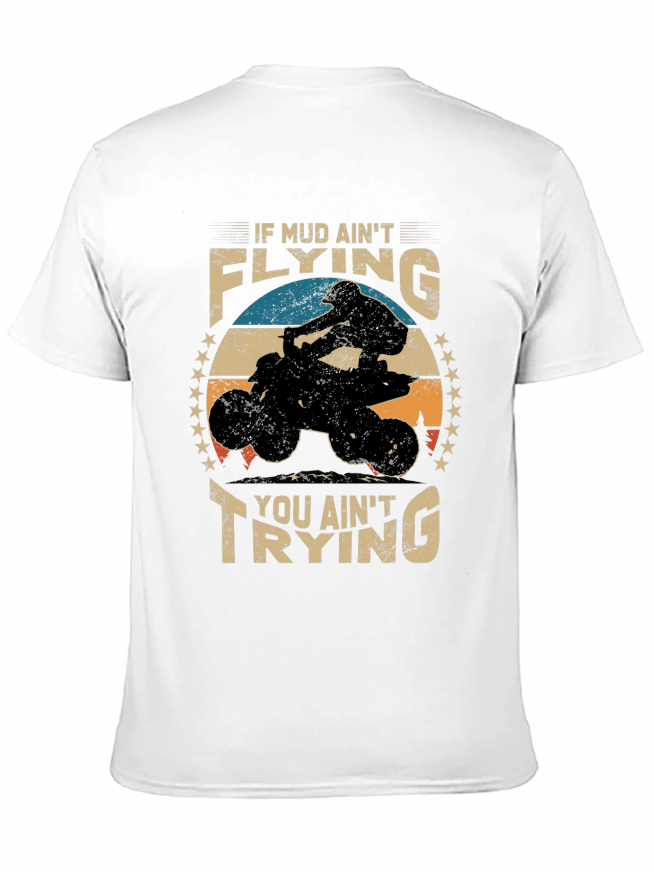 Mud Flying ATV T-Shirt for Off-Road Adventures