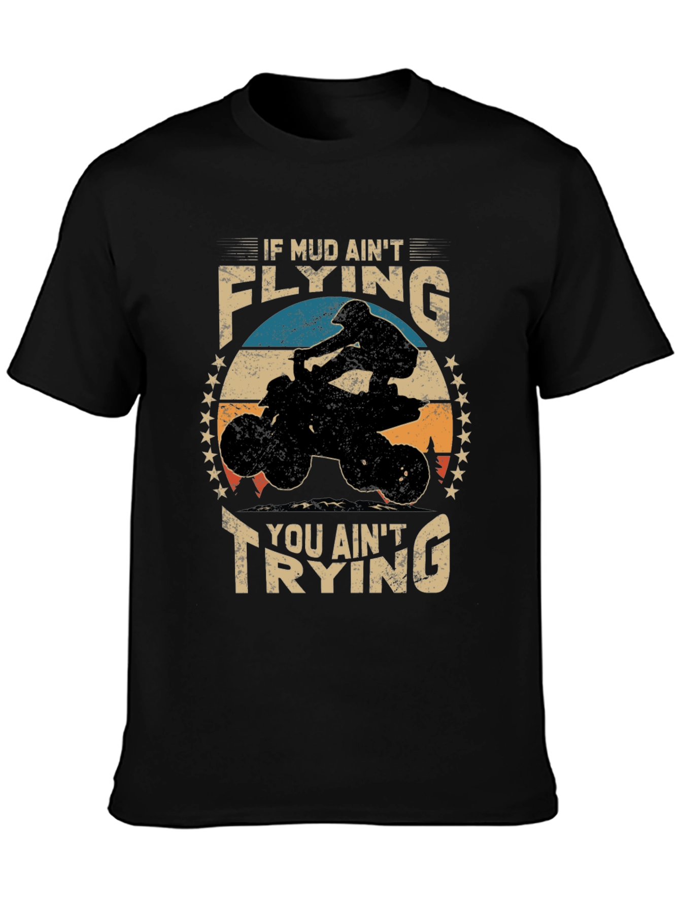 Mud Flying ATV T-Shirt for Off-Road Adventures