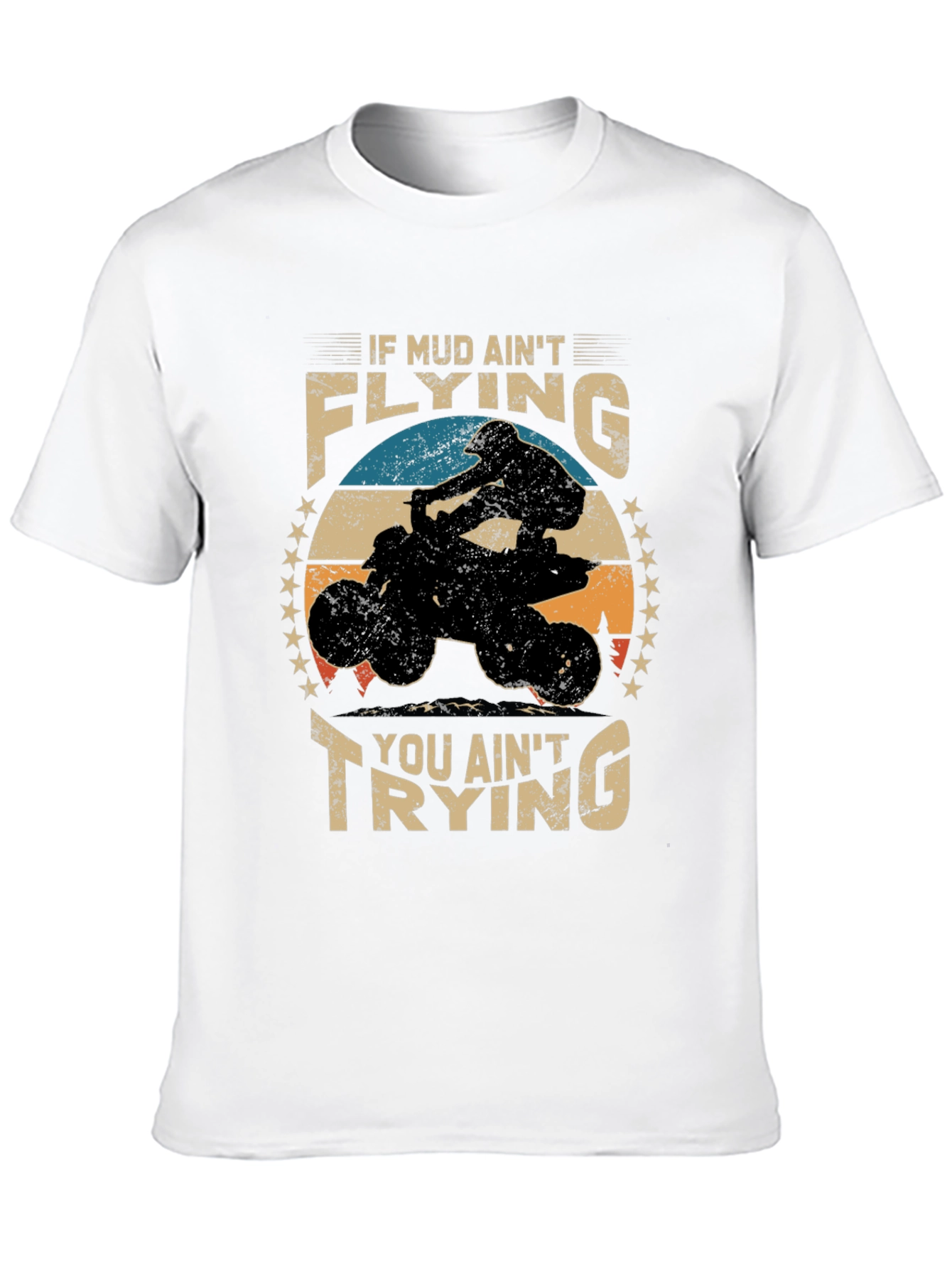 Mud Flying ATV T-Shirt for Off-Road Adventures