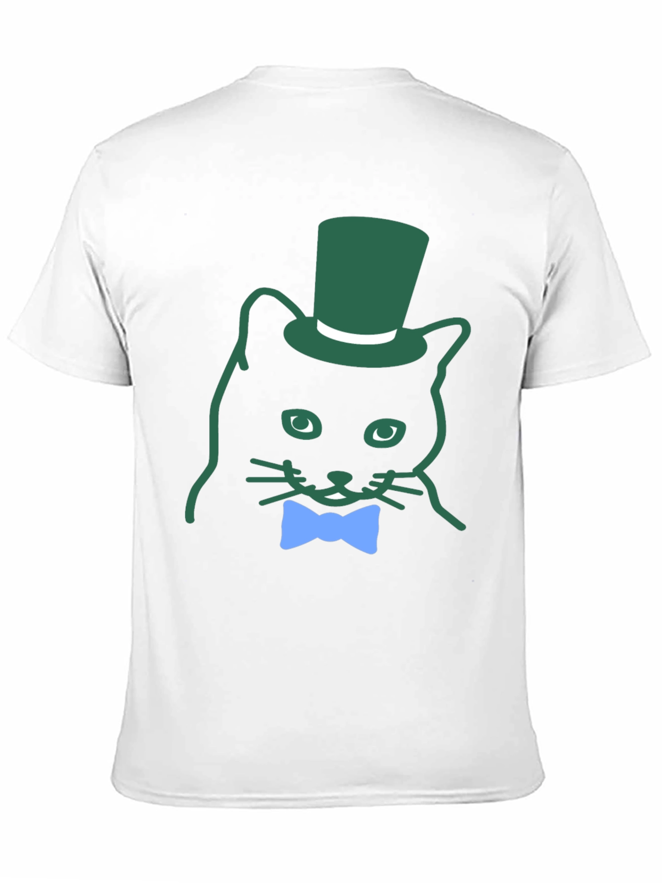 Dapper Cat Tee - Top Hat & Bowtie Style