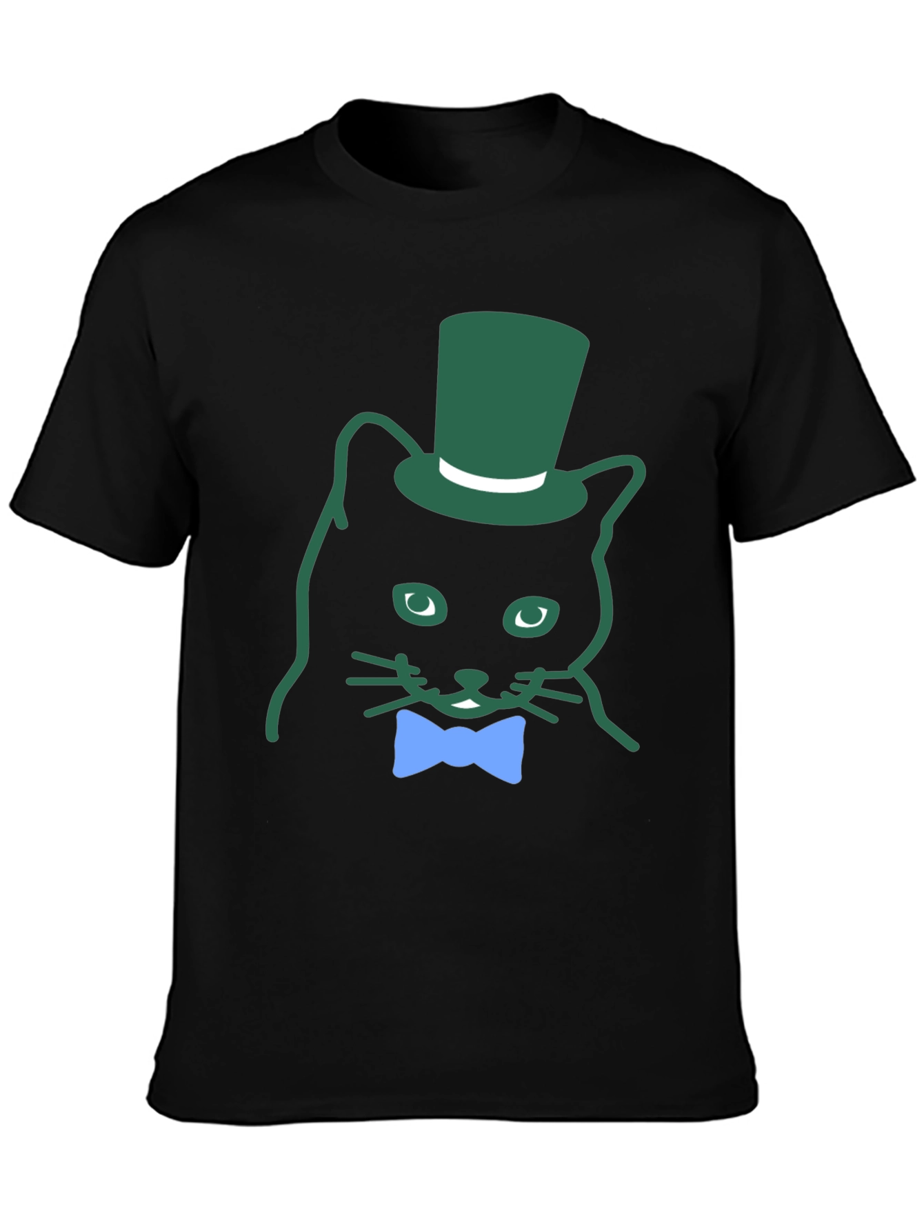 Dapper Cat Tee - Top Hat & Bowtie Style