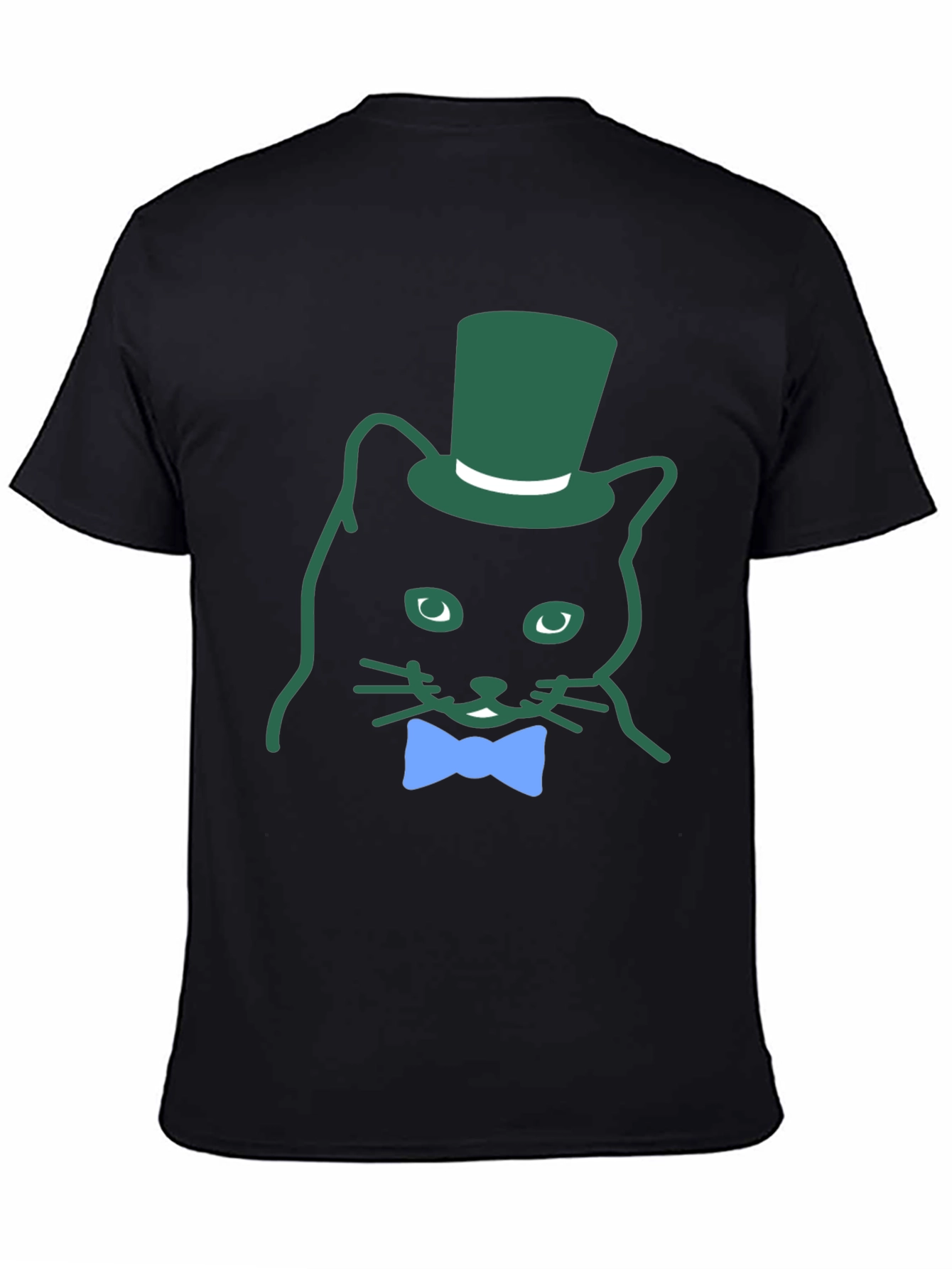 Dapper Cat Tee - Top Hat & Bowtie Style