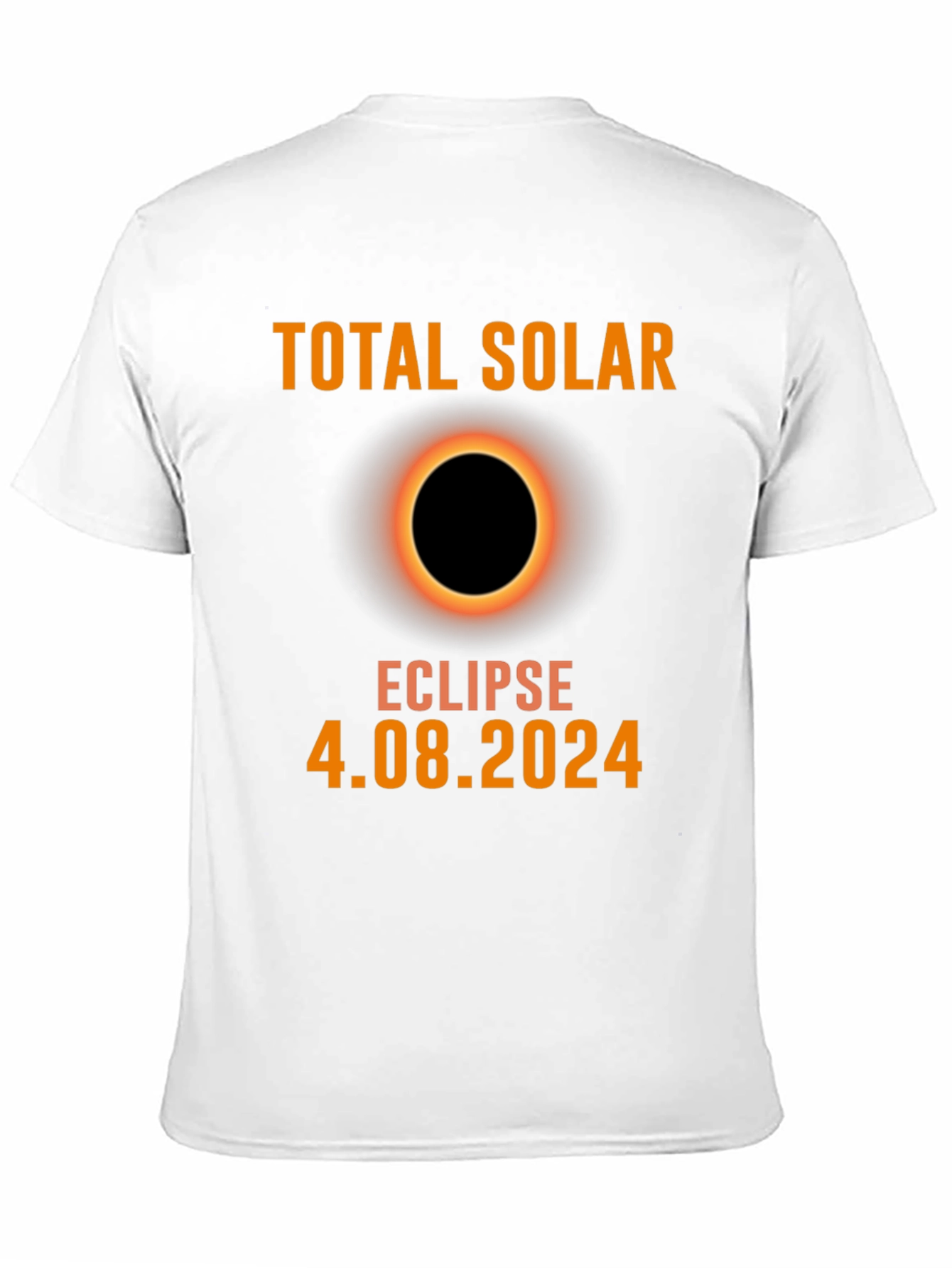 Total Solar Eclipse 2024 Black T-Shirt
