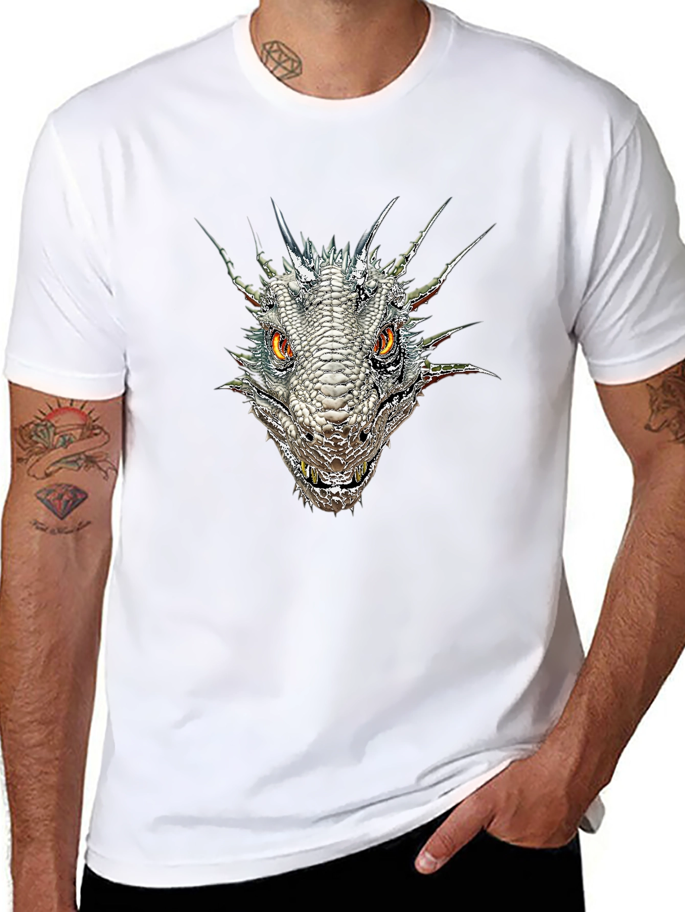 Dragon Head Graphic T-Shirt