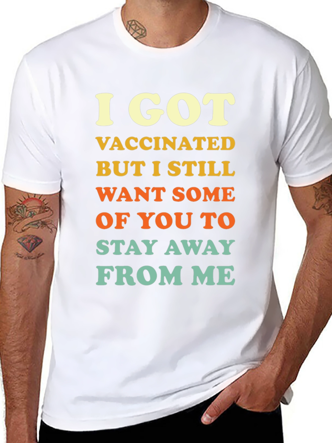 I Got Vaccinated Funny T-Shirt