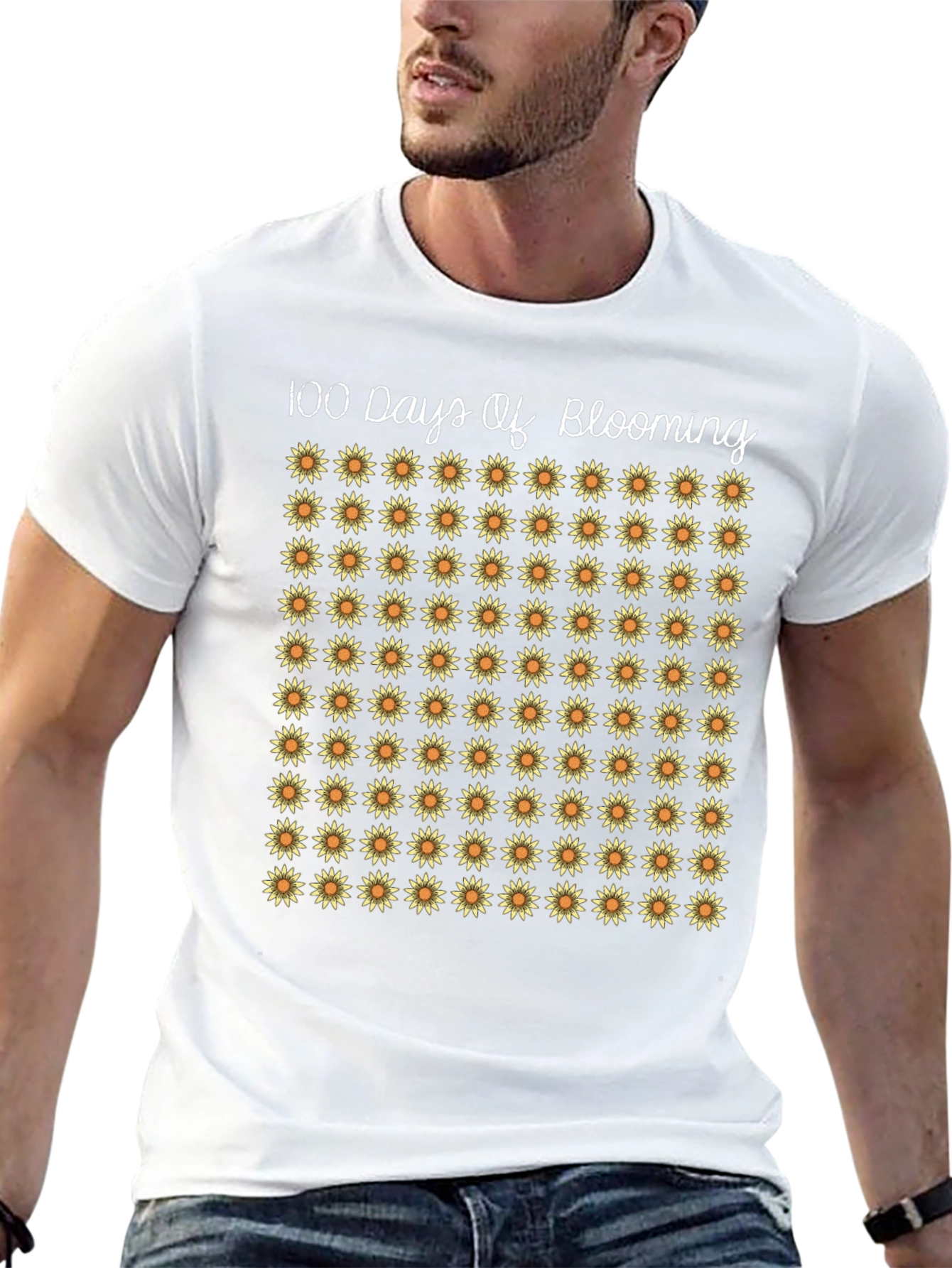 100 Days of Blooming Sunflower T-Shirt
