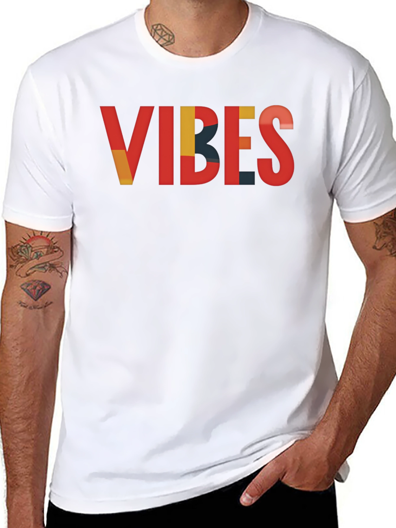 Vibes Graphic Tee - Cool Retro Style