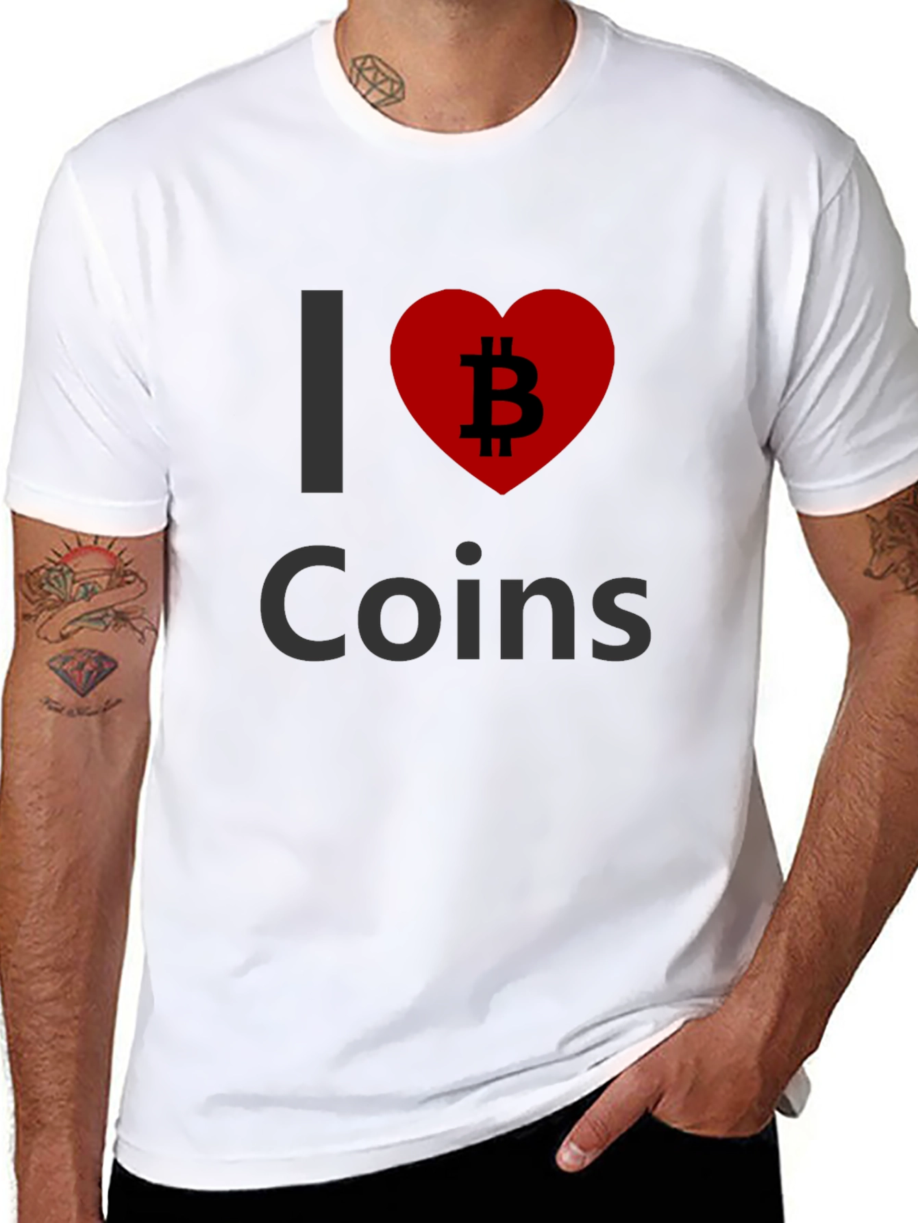 I Heart Crypto Coins T-Shirt