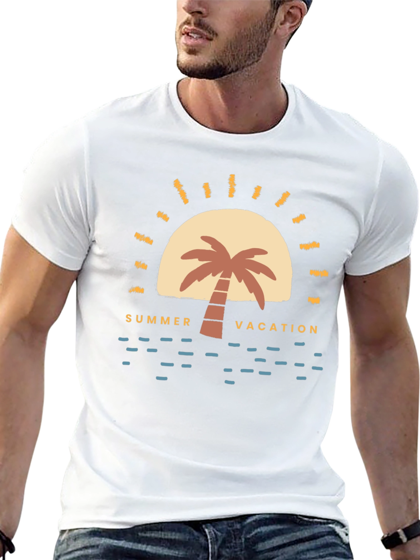 Summer Vacation Graphic T-Shirt