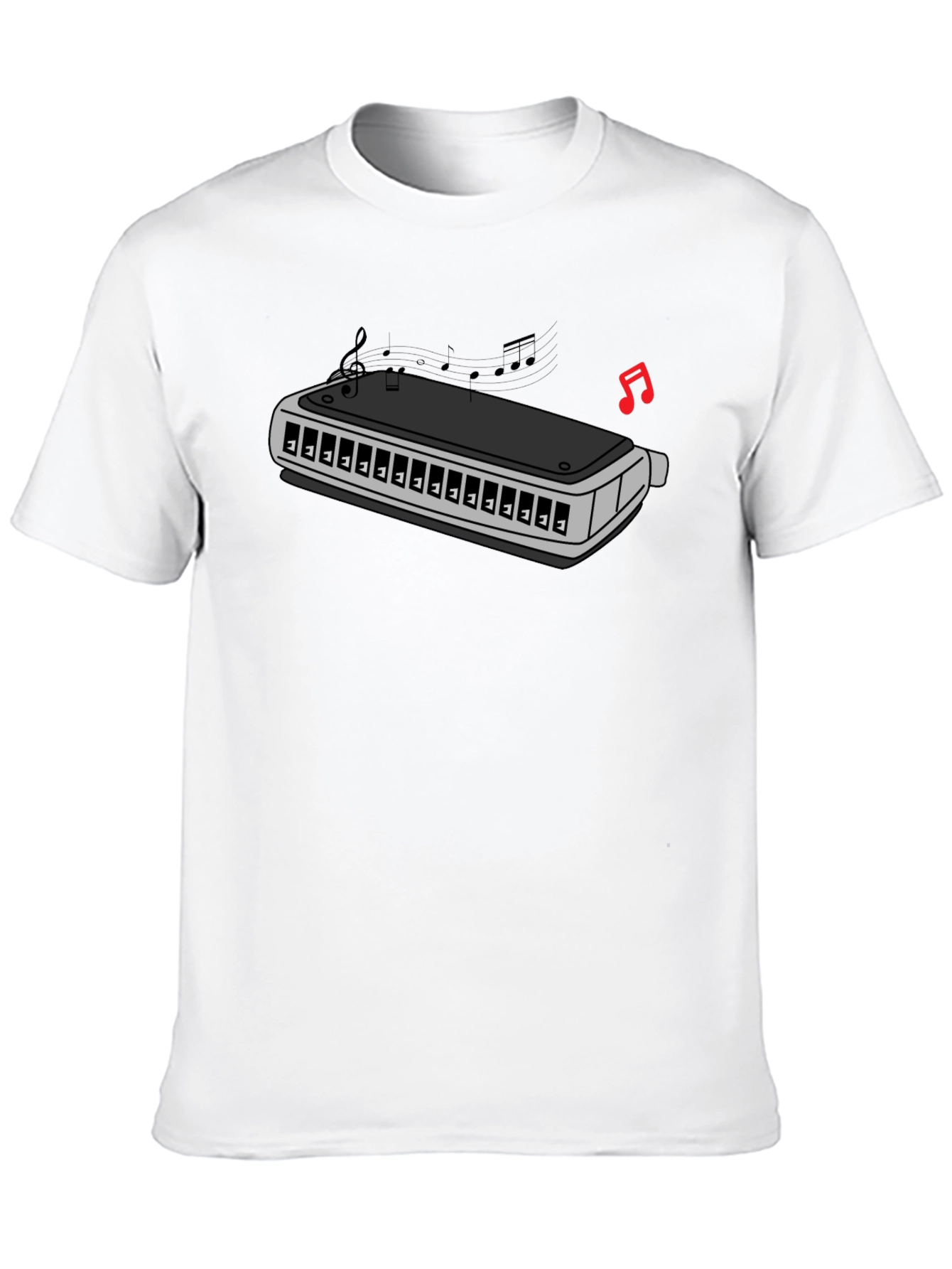 Harmonica Music T-Shirt - Unique Musician Tee