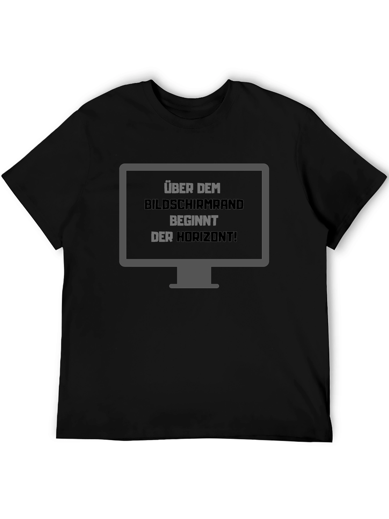Über Dem Bildschirmrand T-Shirt