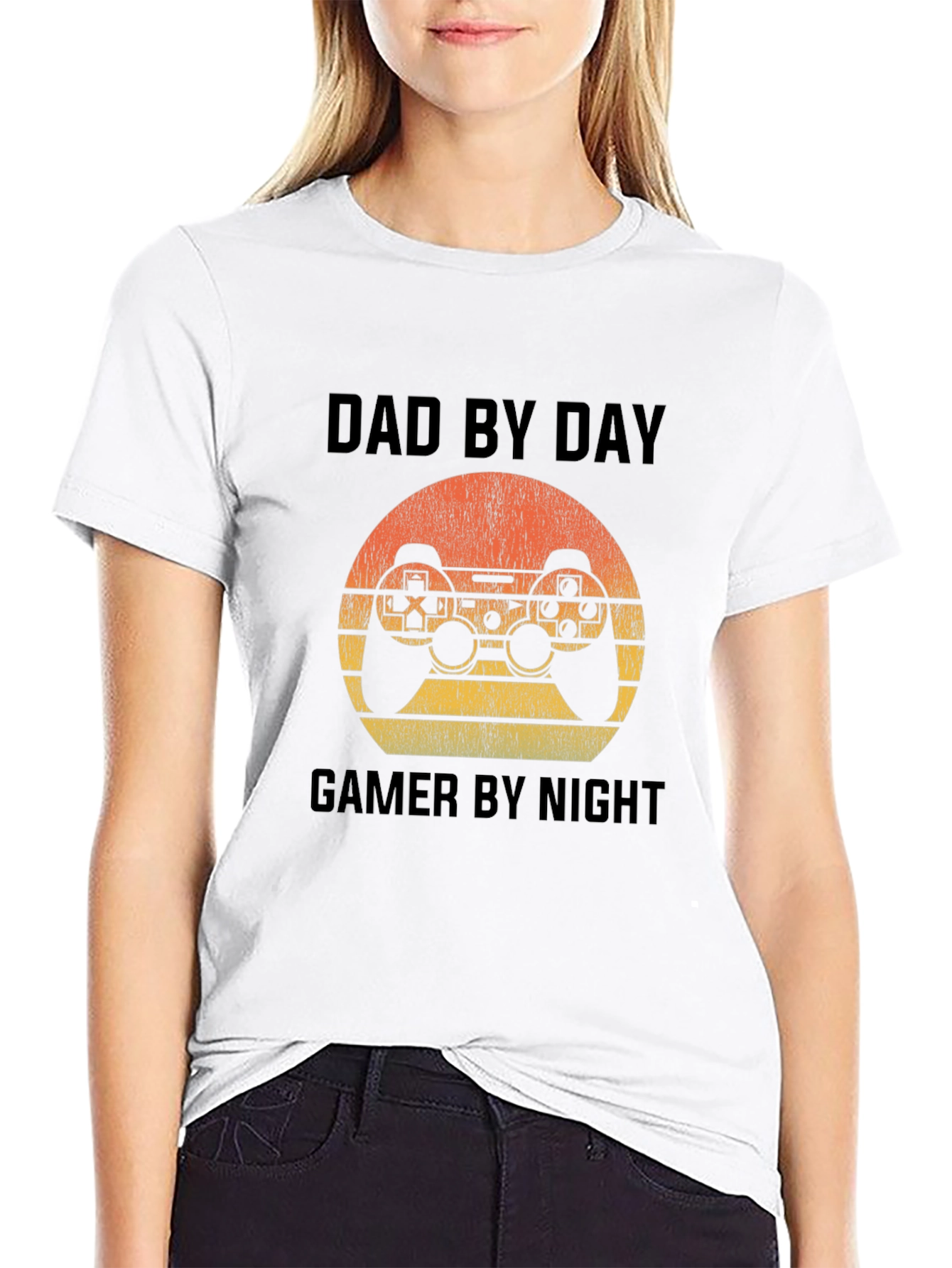 Dad by Day Gamer by Night Graphic Tee