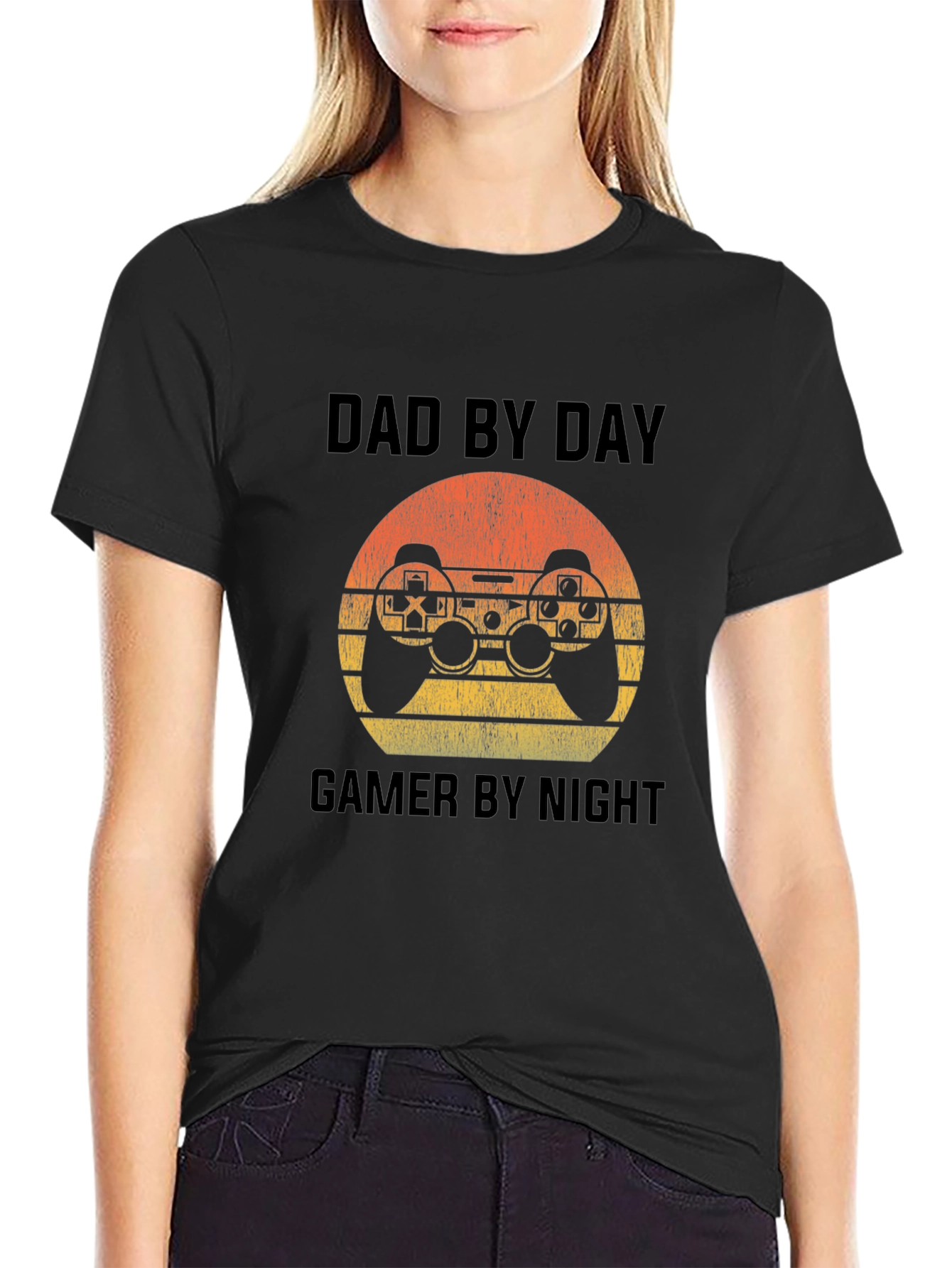 Dad by Day Gamer by Night Graphic Tee