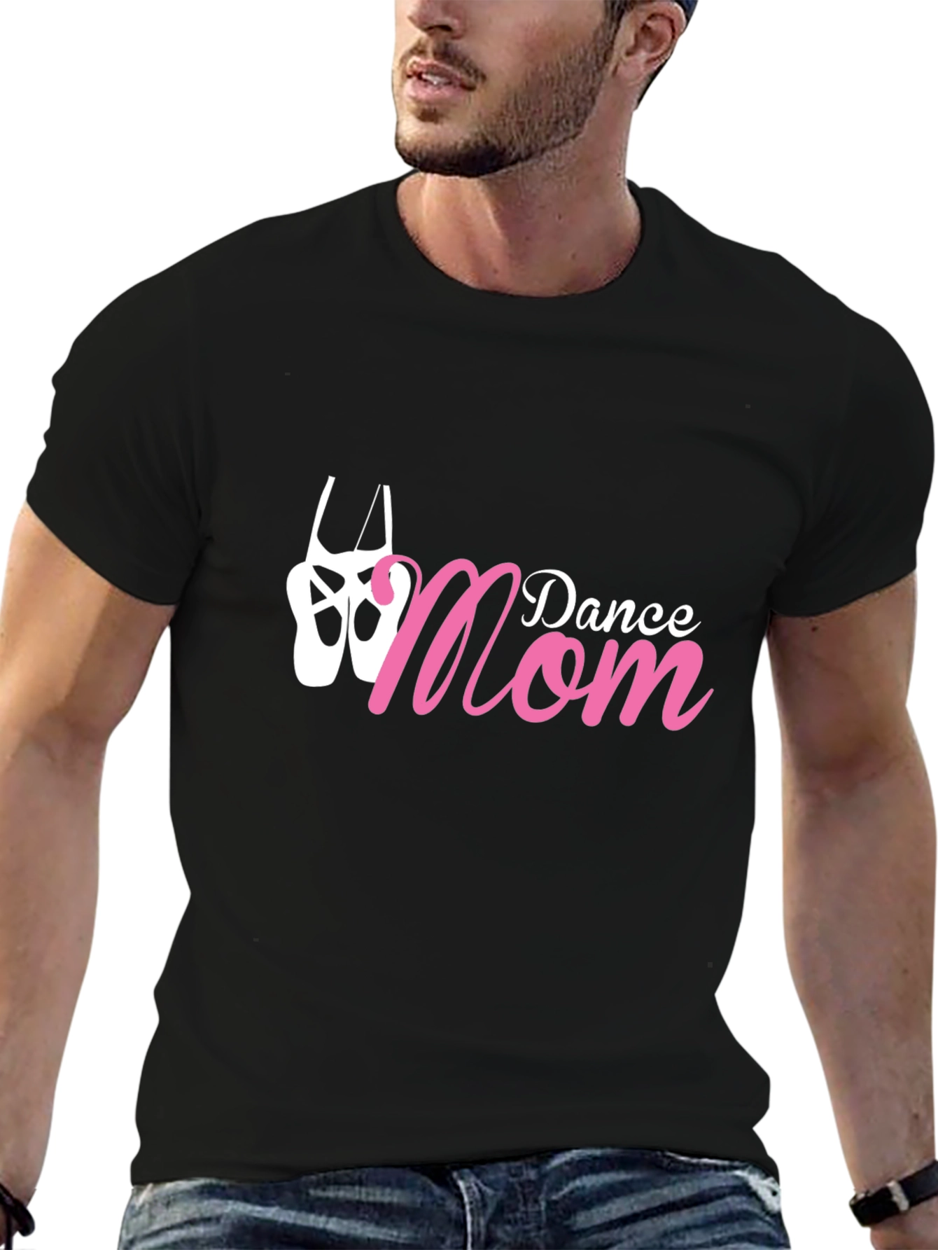 Dance Mom Graphic Tee - Black Cotton T-Shirt