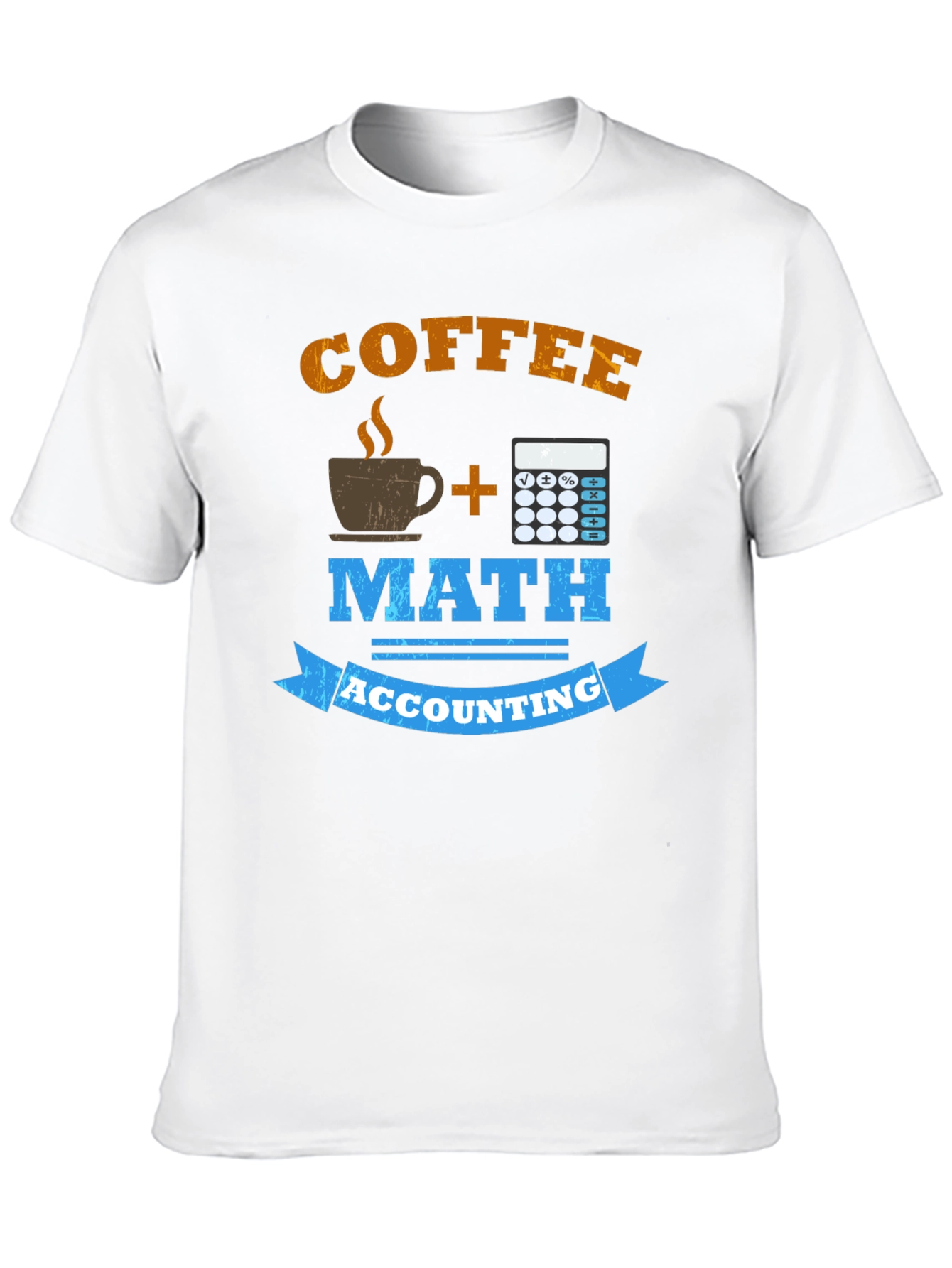 Coffee Math Accounting T-Shirt Funny Accountant Gift