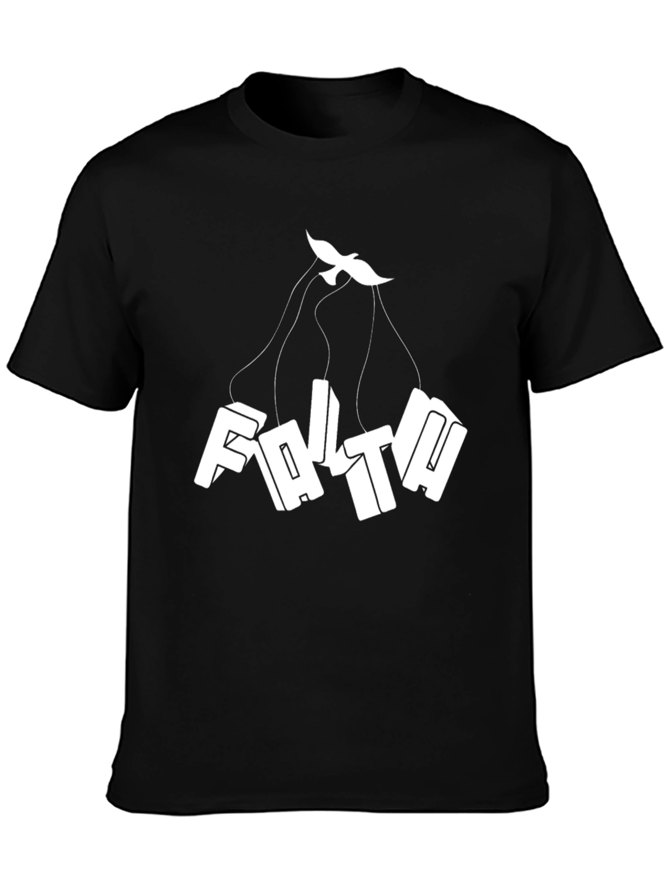 Faith Dove Graphic Black T-Shirt