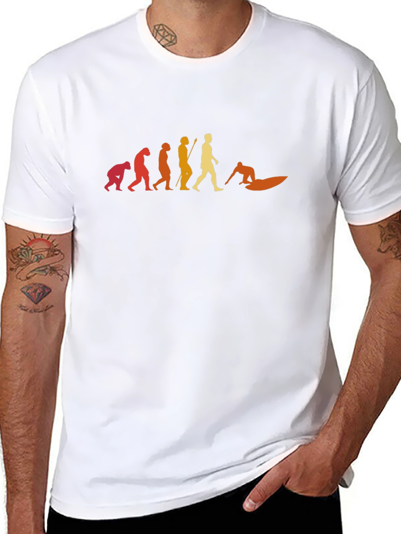 Surfer Evolution T-Shirt - Black