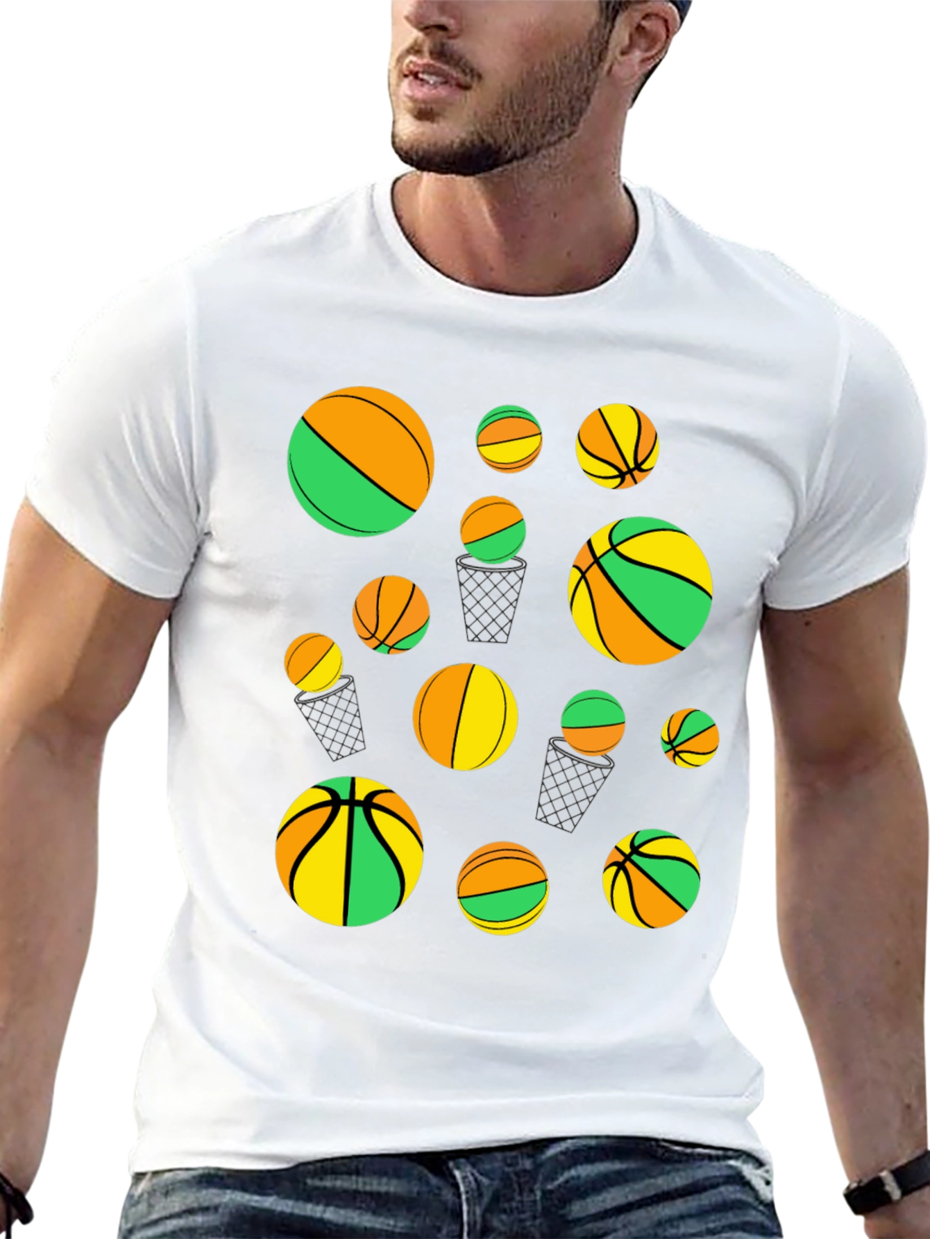 Basketball Graphic Tee - Fun & Sporty!