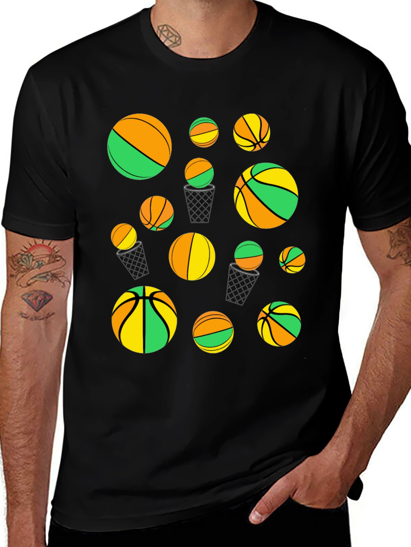 Basketball Graphic Tee - Fun & Sporty!