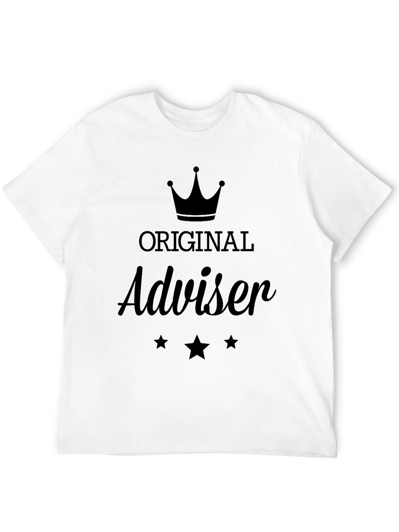 Original Advisor Mens Black T-Shirt