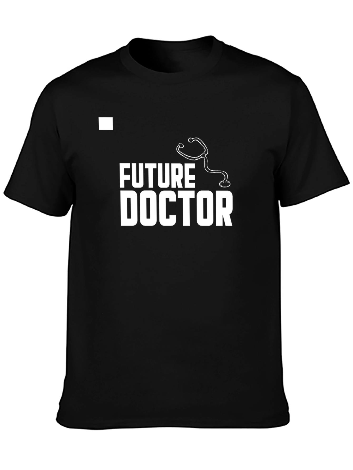 Future Doctor Black T-Shirt