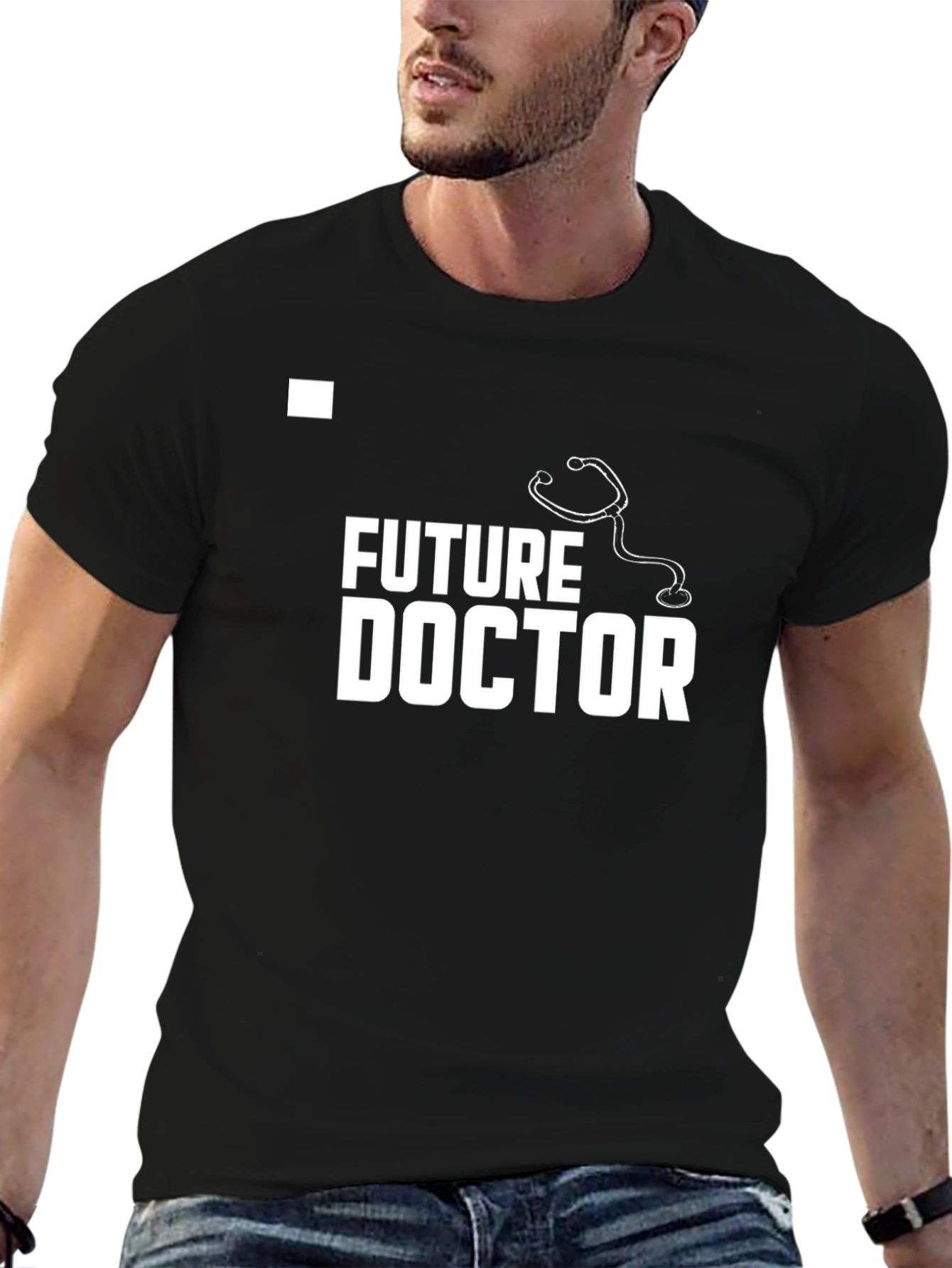 Future Doctor Black T-Shirt