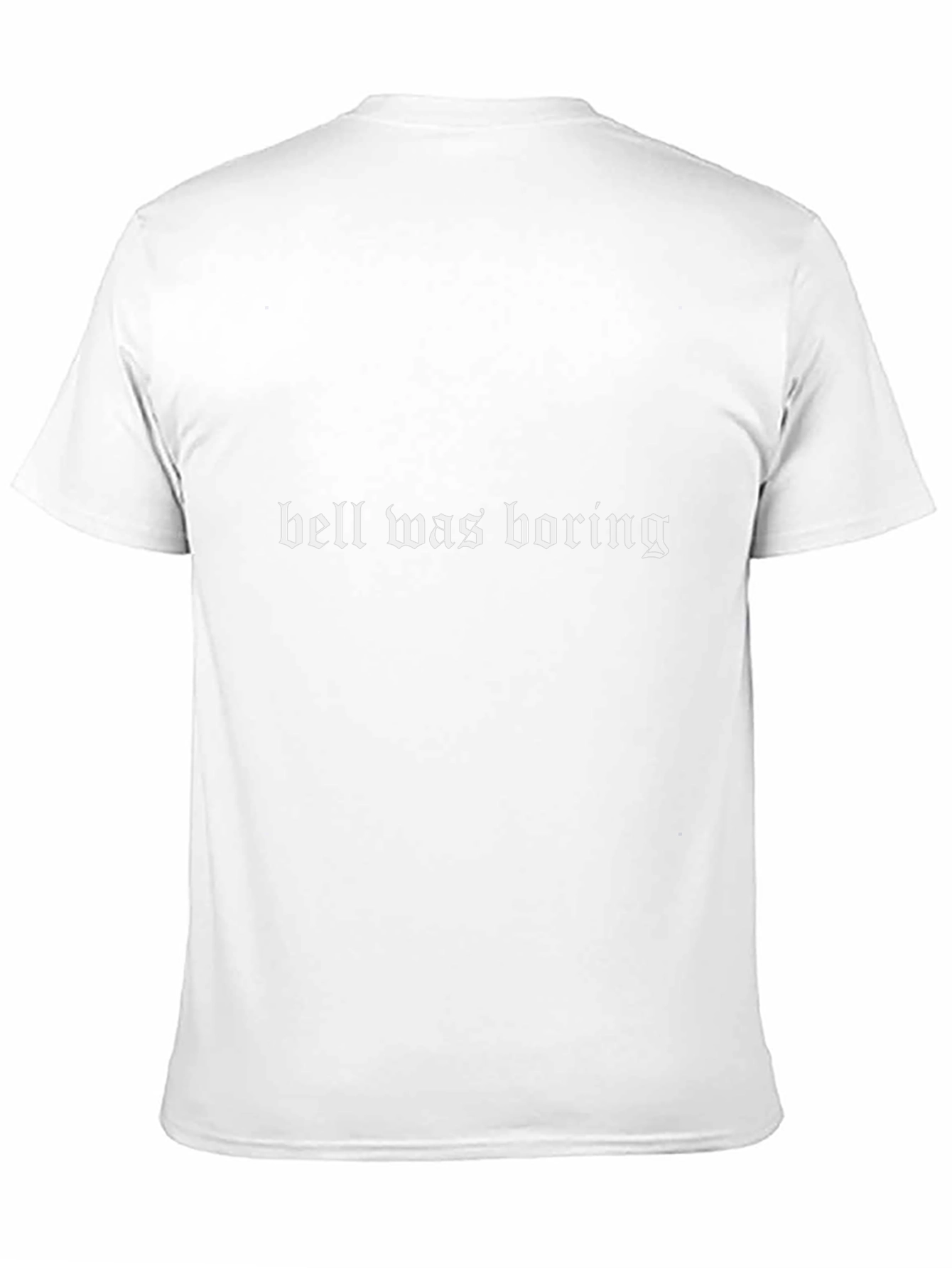 Hell Was Boring Black Graphic T-Shirt