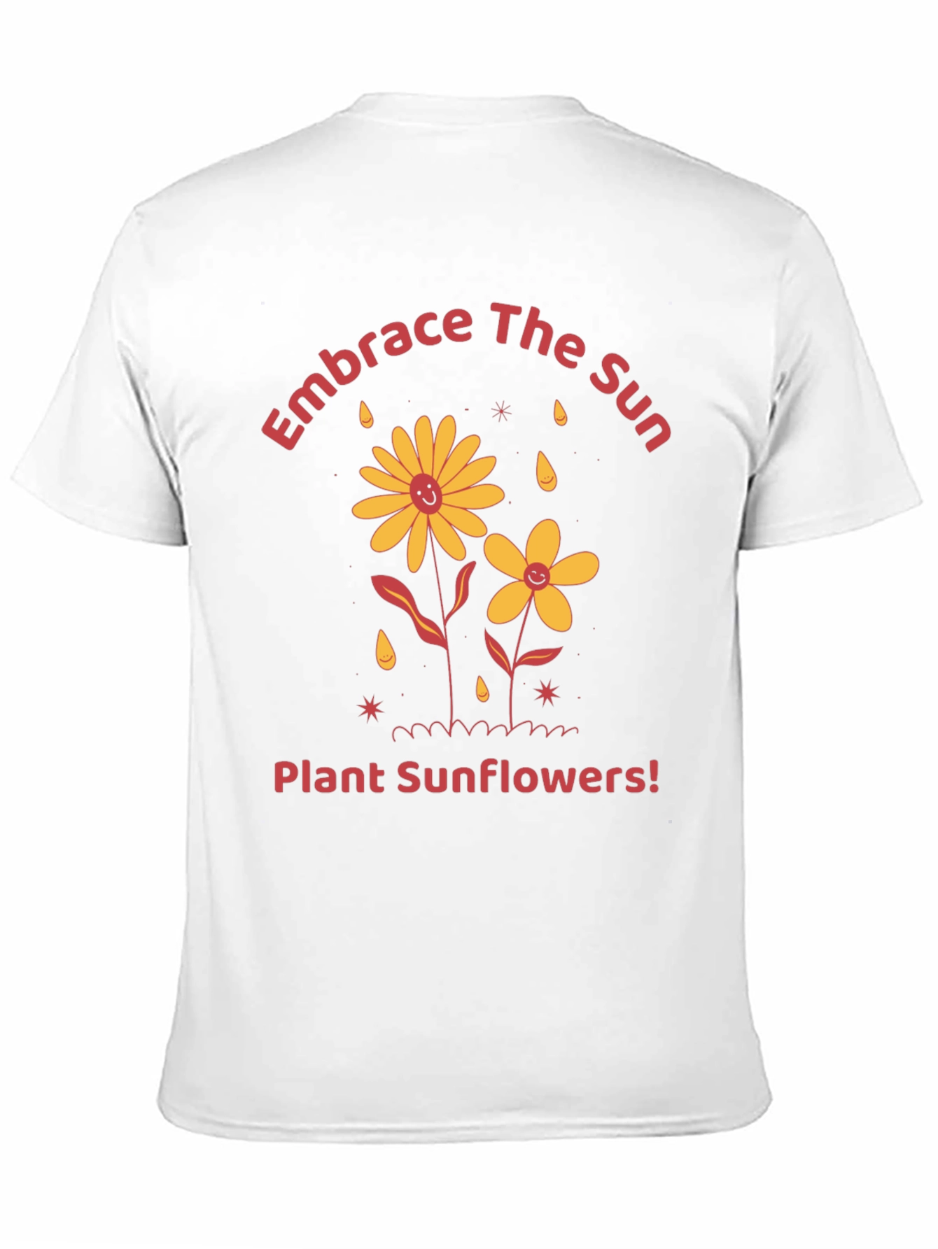 Embrace The Sun Sunflower Graphic T-Shirt