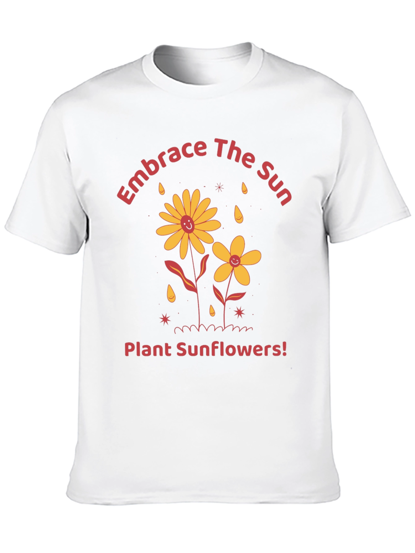 Embrace The Sun Sunflower Graphic T-Shirt