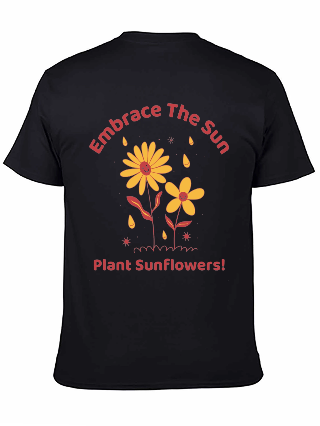 Embrace The Sun Sunflower Graphic T-Shirt