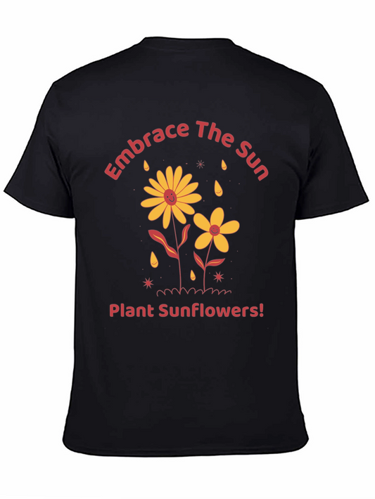 Embrace The Sun Sunflower Graphic T-Shirt