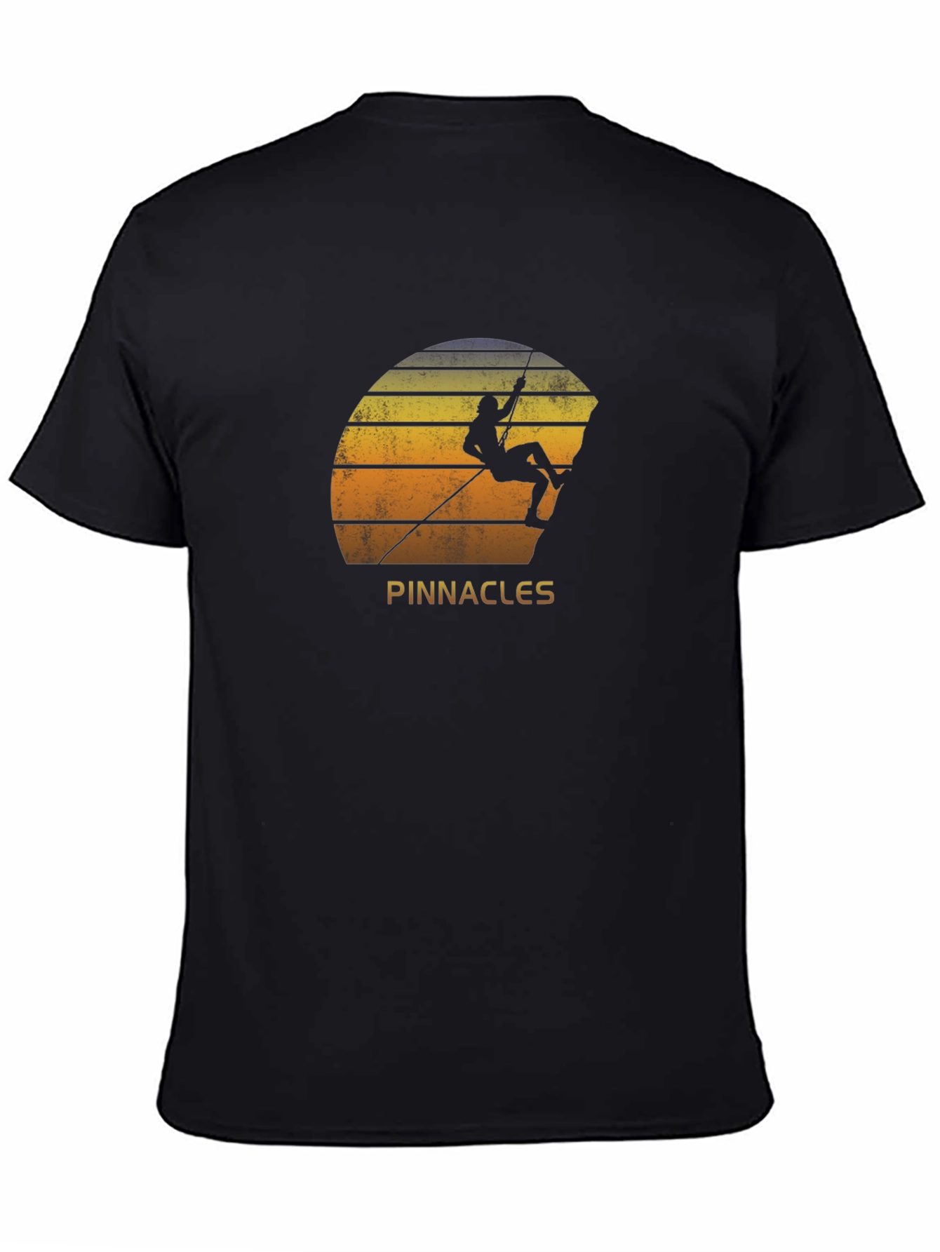 Pinnacles Climbing T-Shirt - Black Graphic Tee