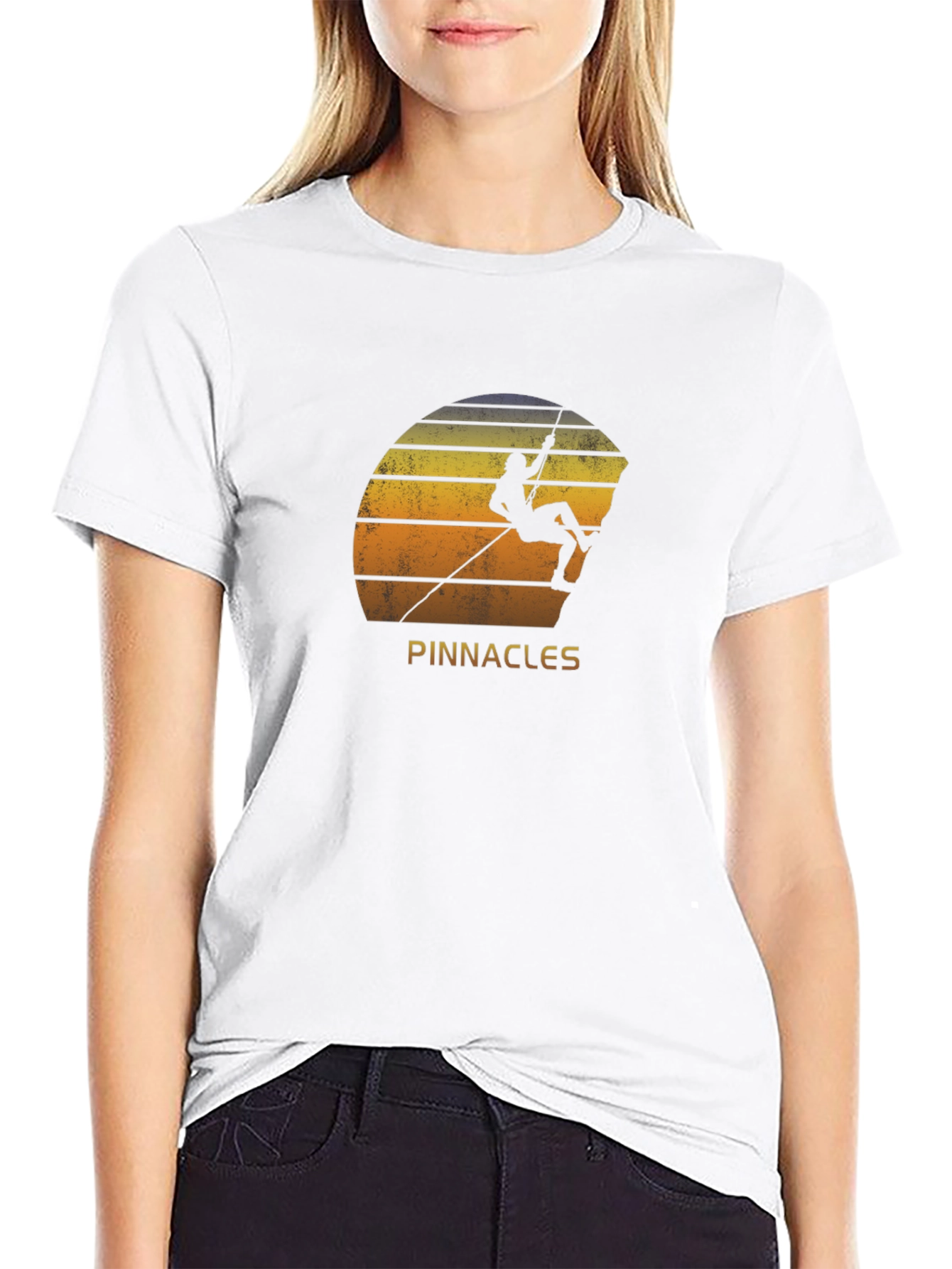Pinnacles Climbing T-Shirt - Black Graphic Tee