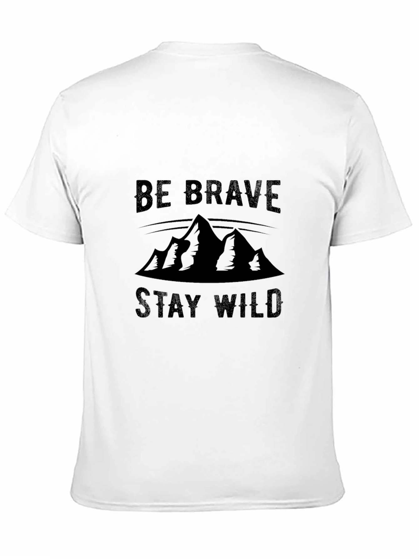 Be Brave Stay Wild Mountain Graphic Tee