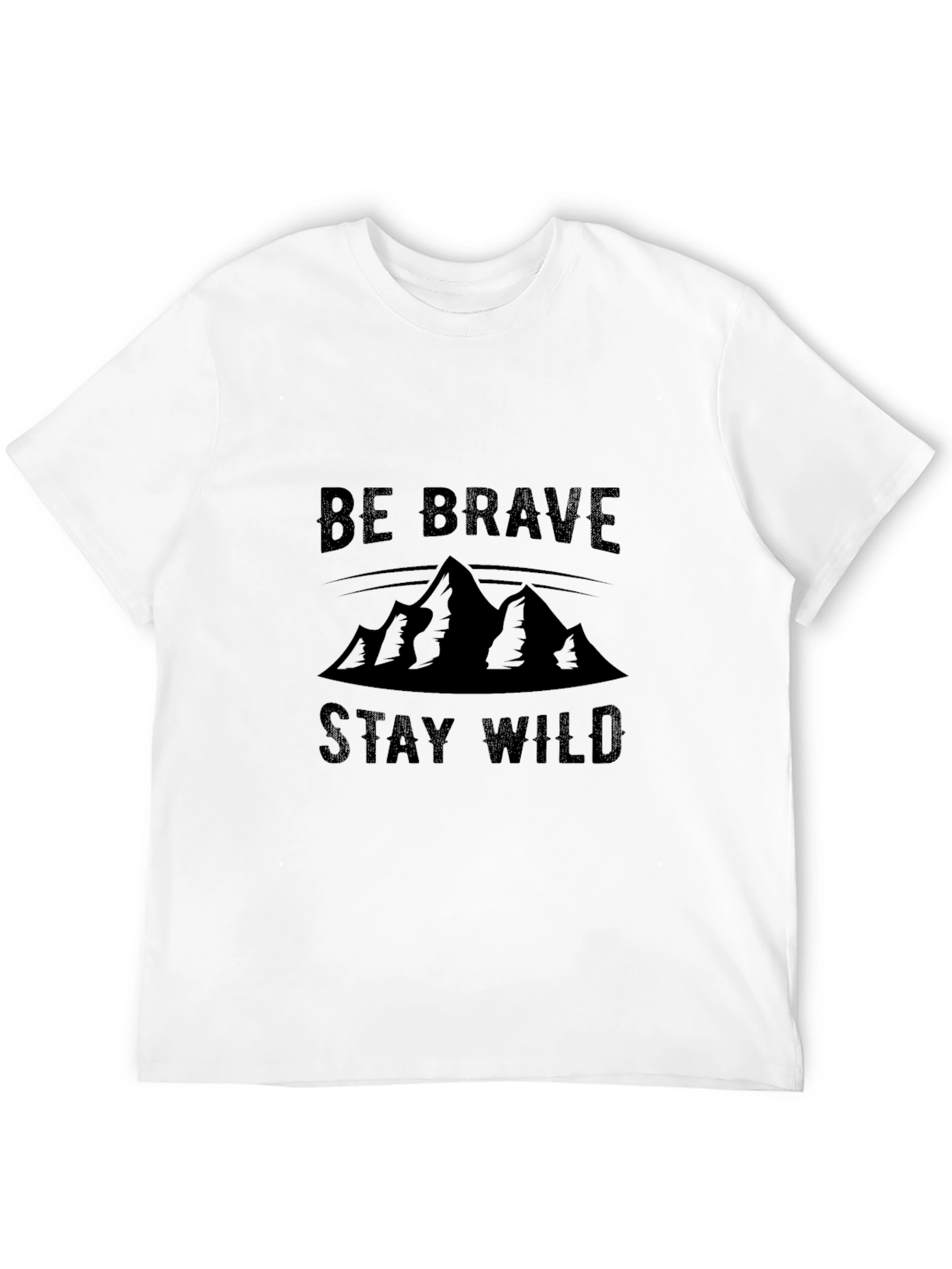 Be Brave Stay Wild Mountain Graphic Tee