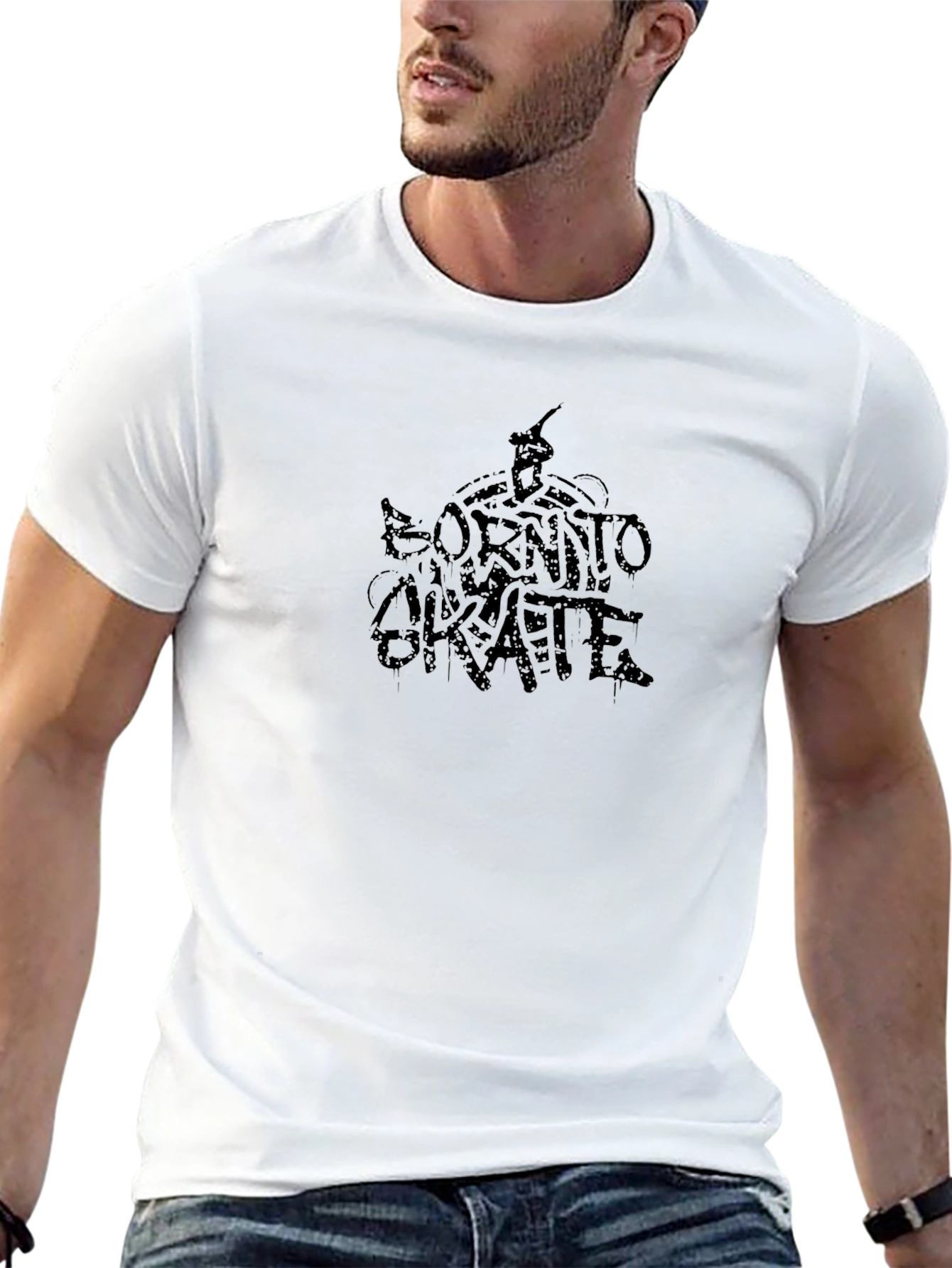 Born To Skate Black T-Shirt
