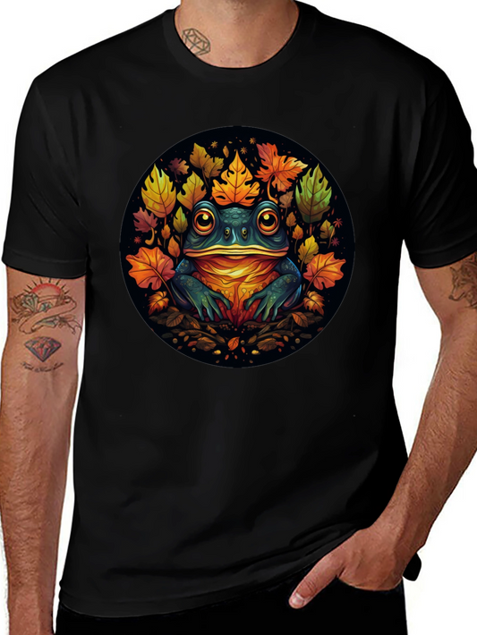 Autumn Frog Tee - Unique Fall Design