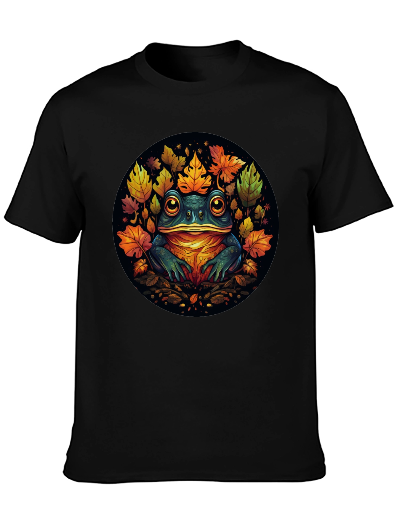 Autumn Frog Tee - Unique Fall Design
