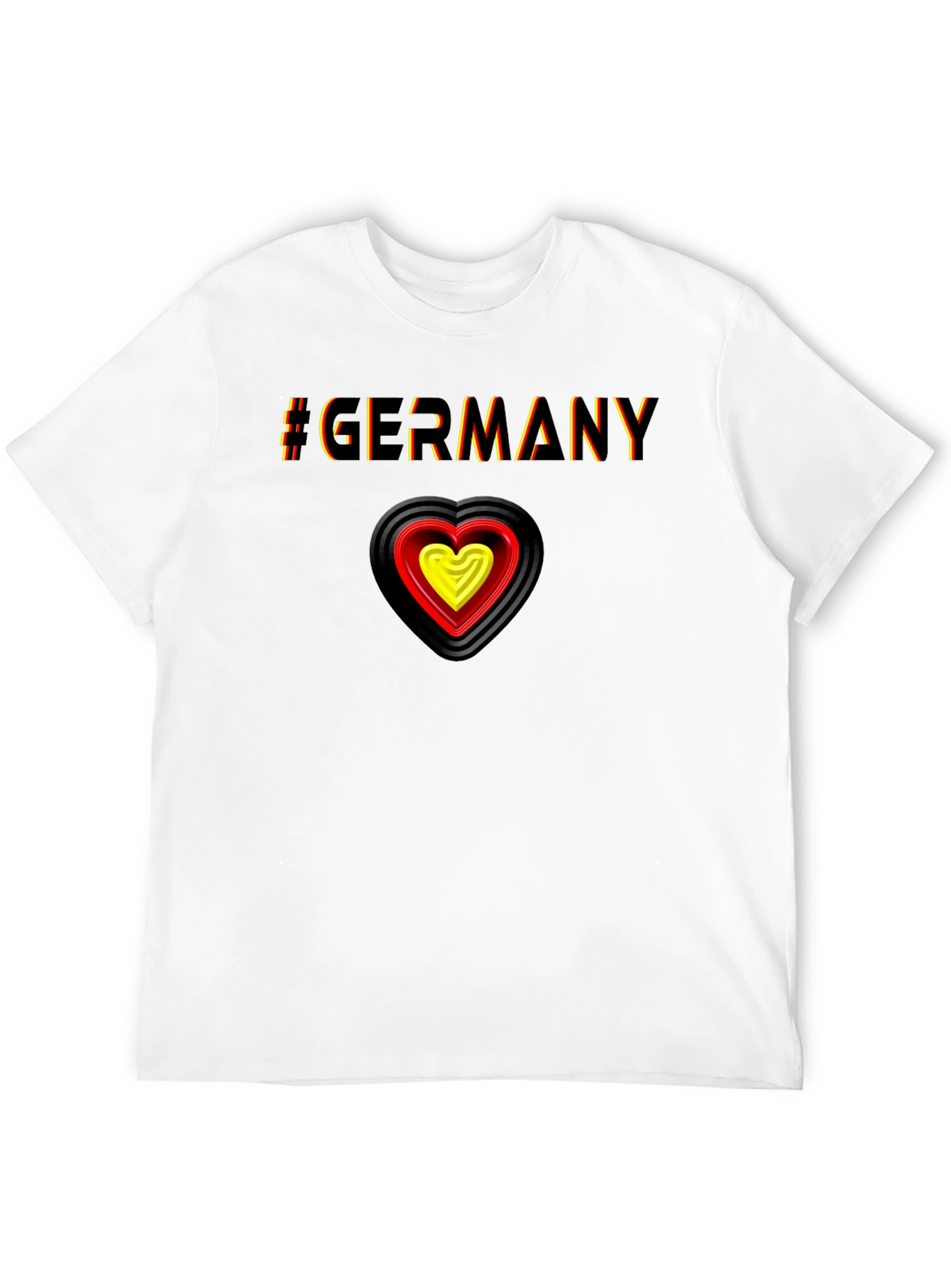 Germany Pride T-Shirt - German Flag Heart