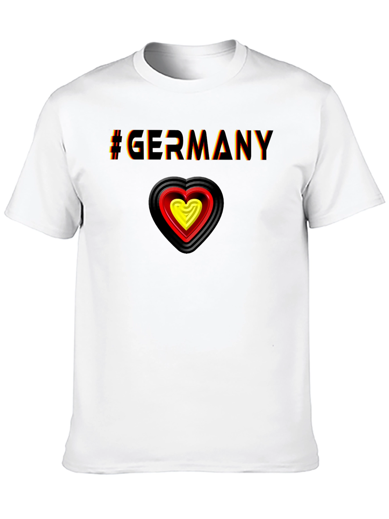 Germany Pride T-Shirt - German Flag Heart