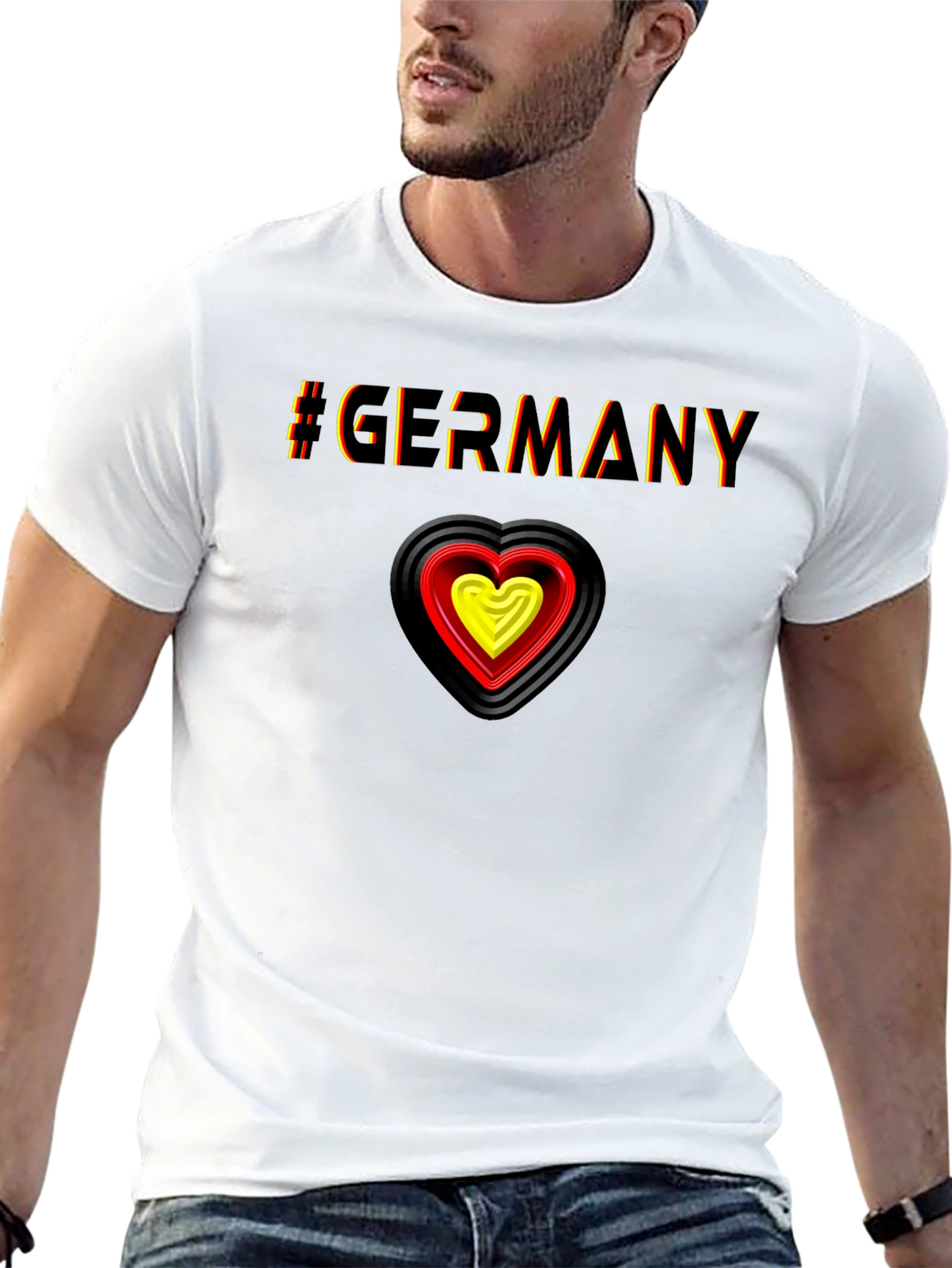 Germany Pride T-Shirt - German Flag Heart