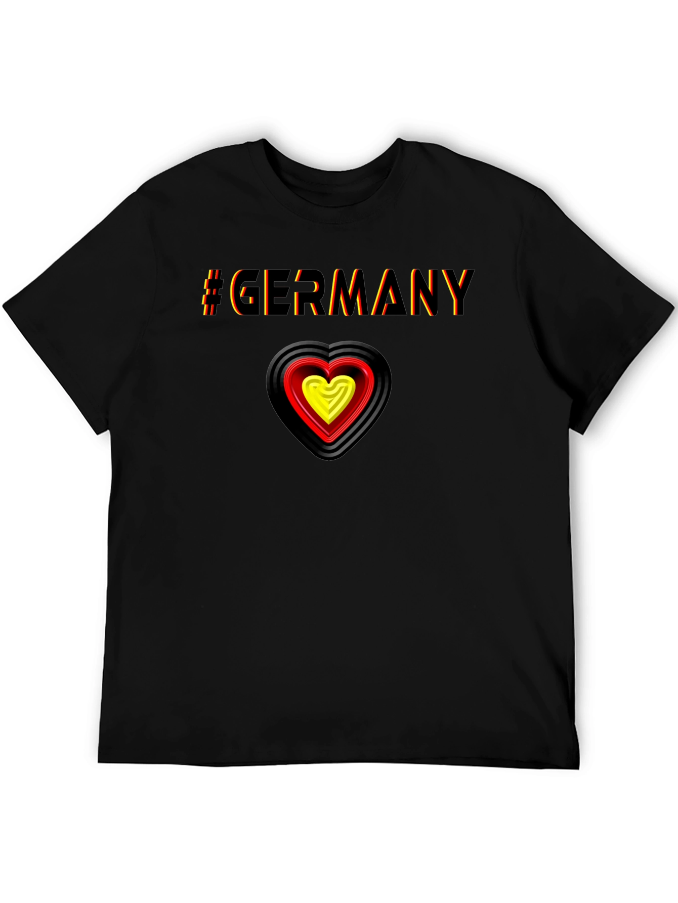 Germany Pride T-Shirt - German Flag Heart