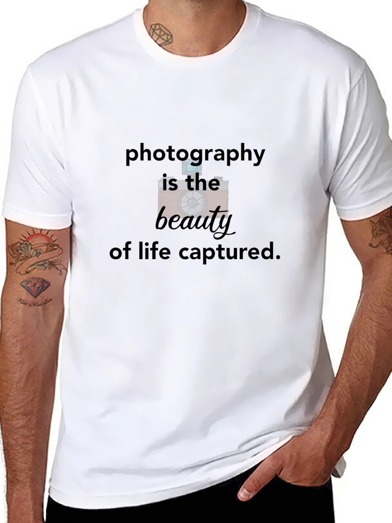 Photography Beauty of Life Captured Tee