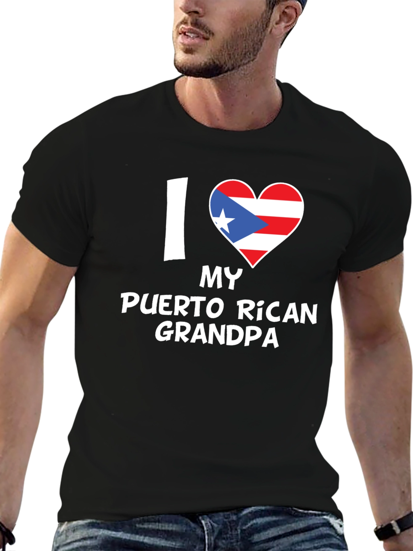 I Love My Puerto Rican Grandpa T-Shirt