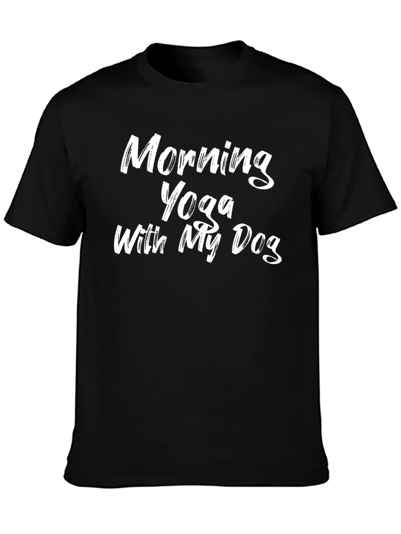 Morning Yoga With My Dog T-Shirt