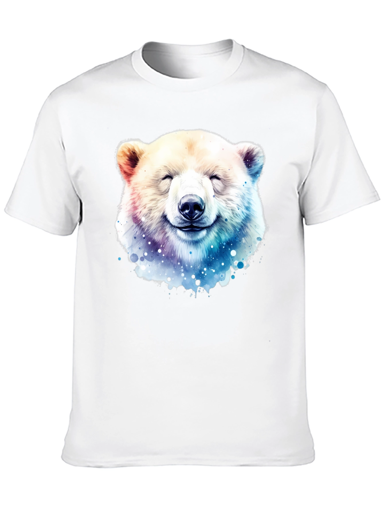 Smiling Bear Graphic Tee - Black T-Shirt