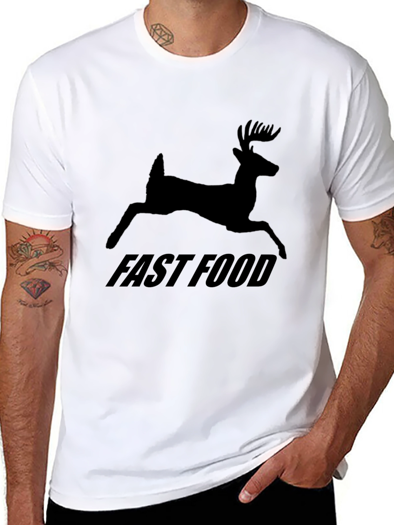 Fast Food Deer T-Shirt