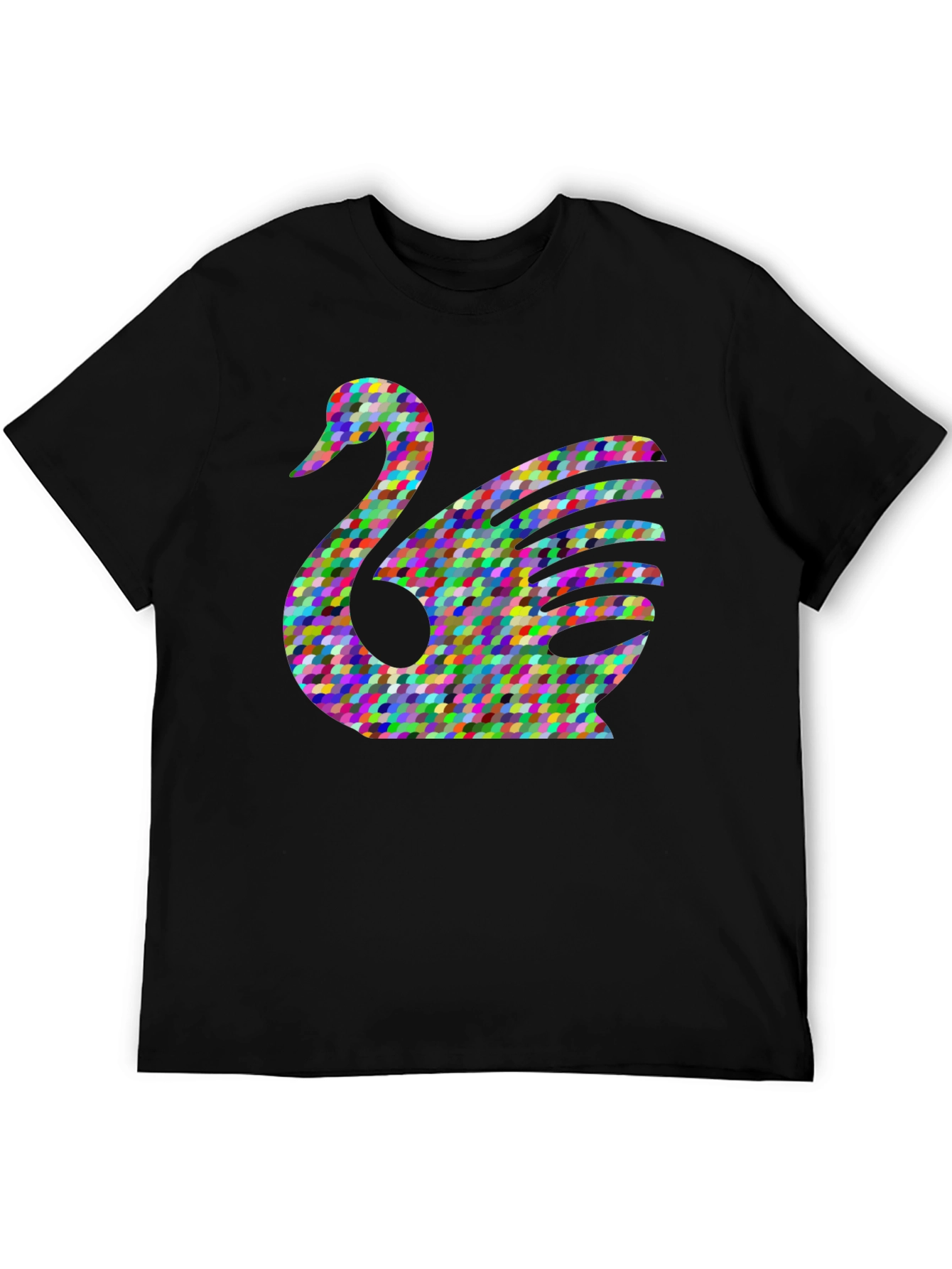 Abstract Swan Graphic Tee