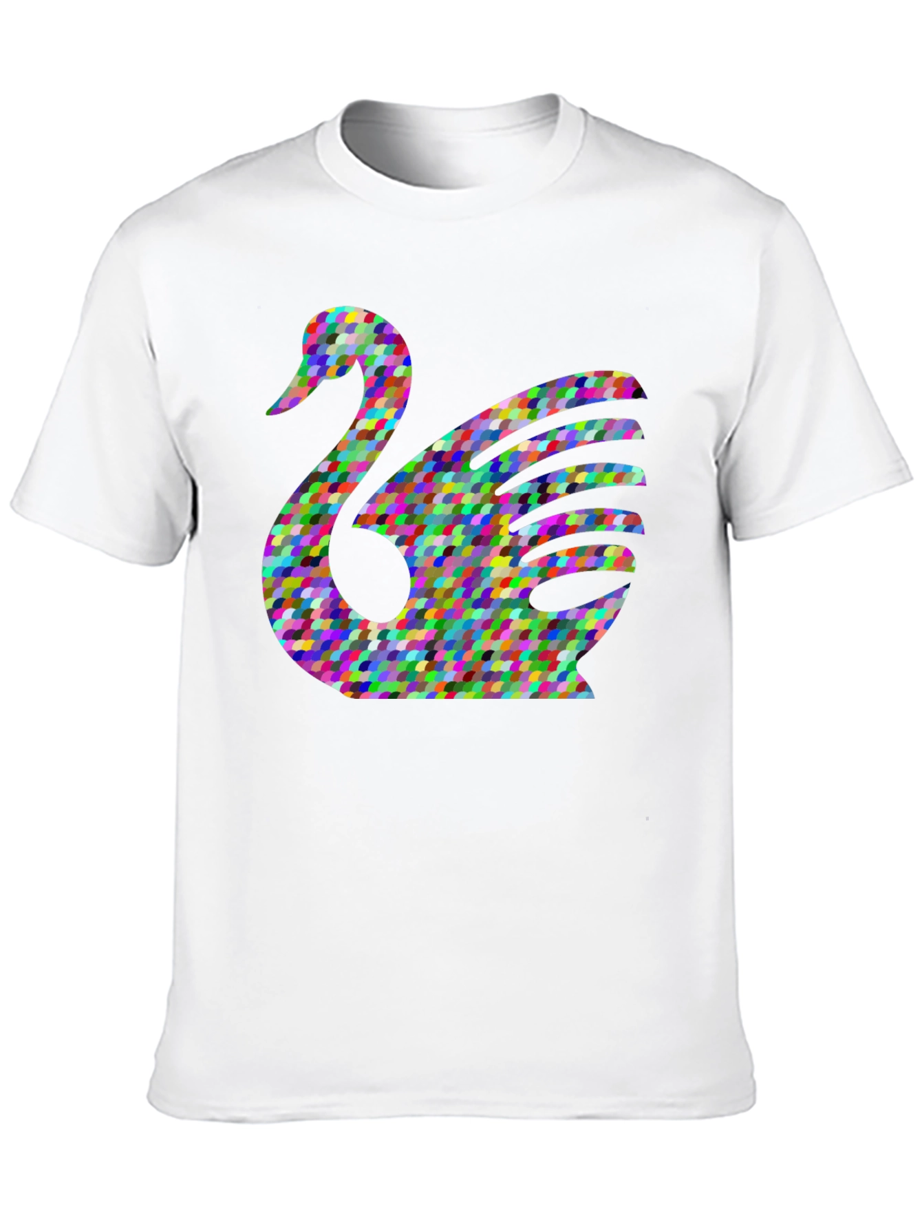 Abstract Swan Graphic Tee